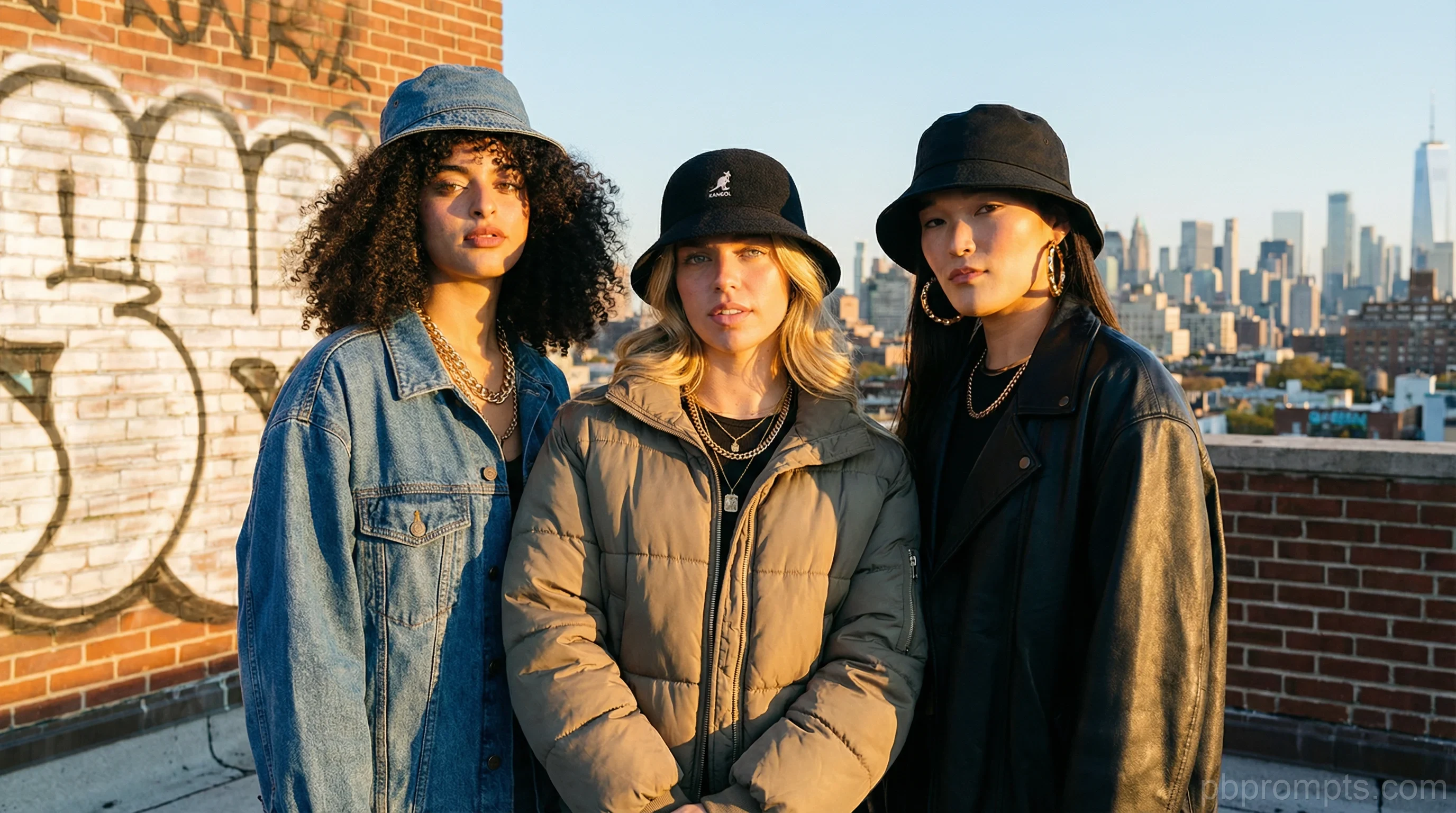 90s Hip-Hop AI photo booth theme