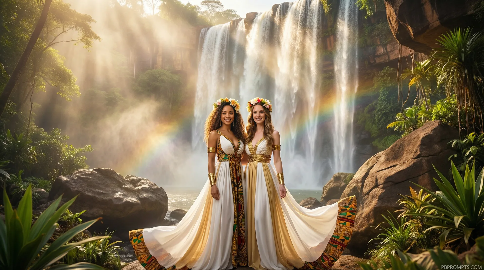 Scene 5 — Waterfall Oasis