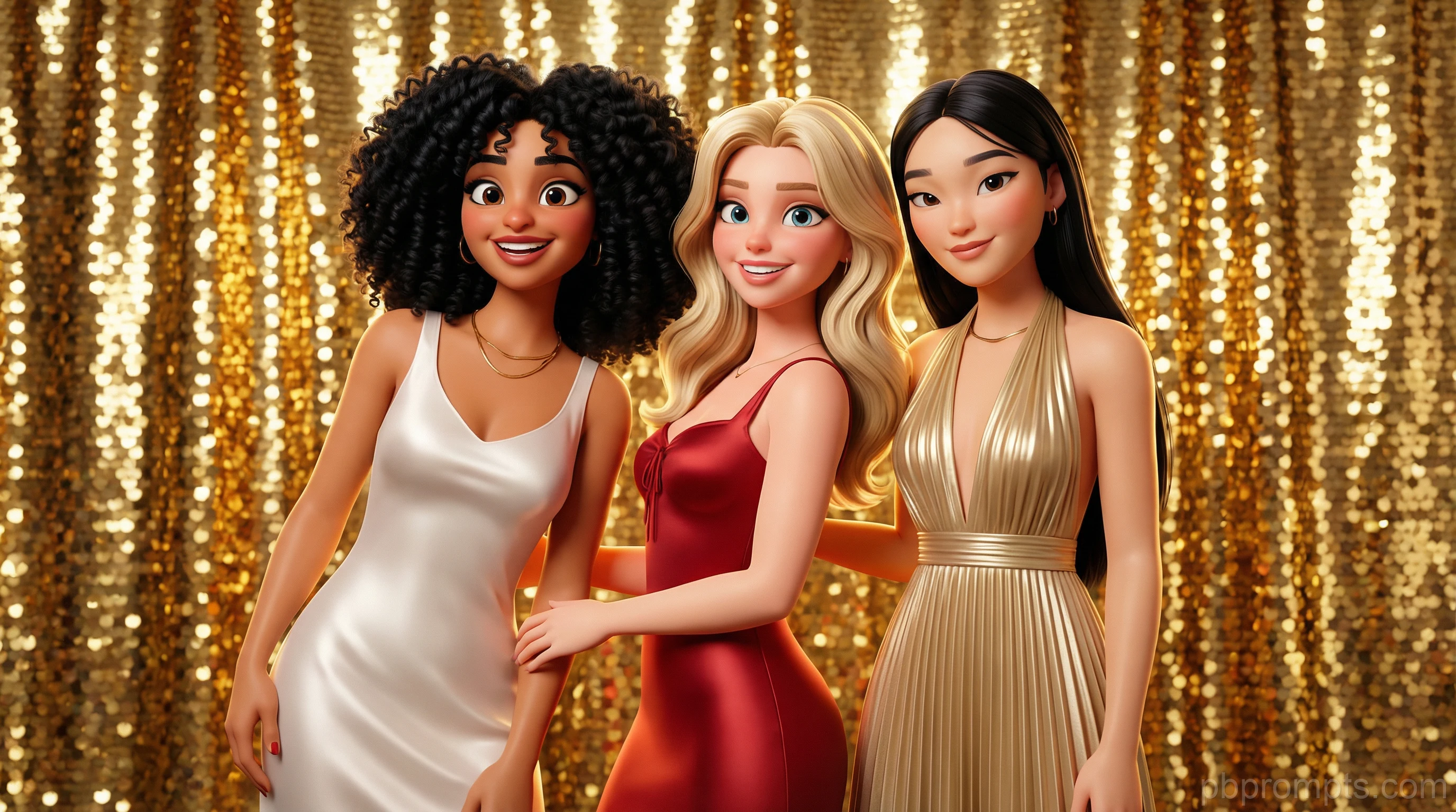 Animated 3D AI photo booth theme