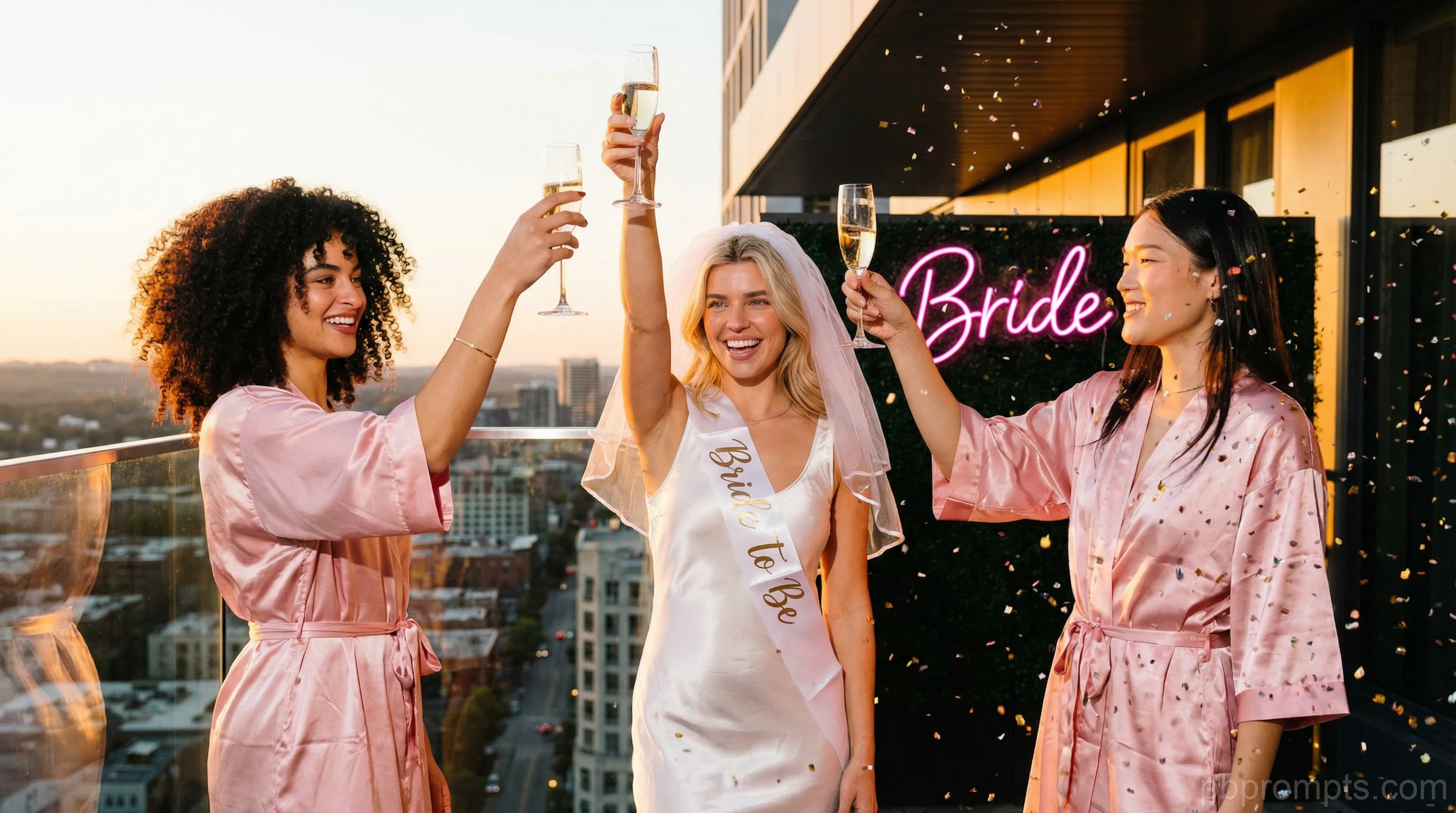 BACHELORETTE NIGHT AI photo booth theme