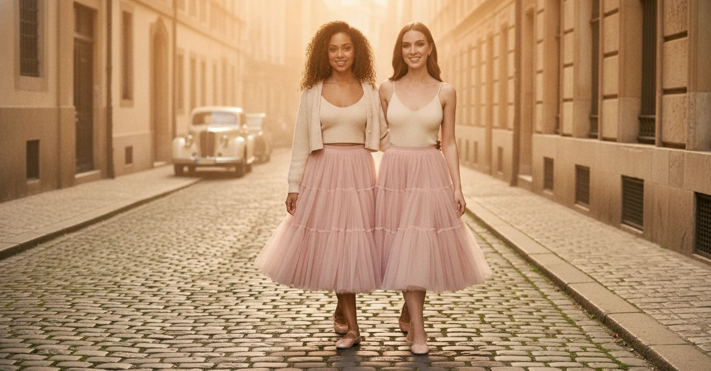 SCENE 1 — BALLET PINK DAYWEAR