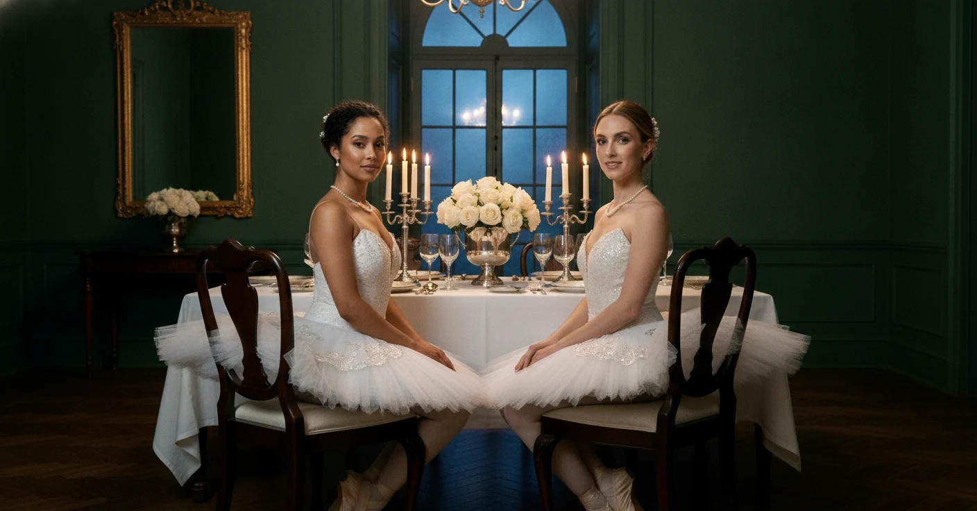 SCENE 4 — WHITE TUTU AS DINNER DRESS