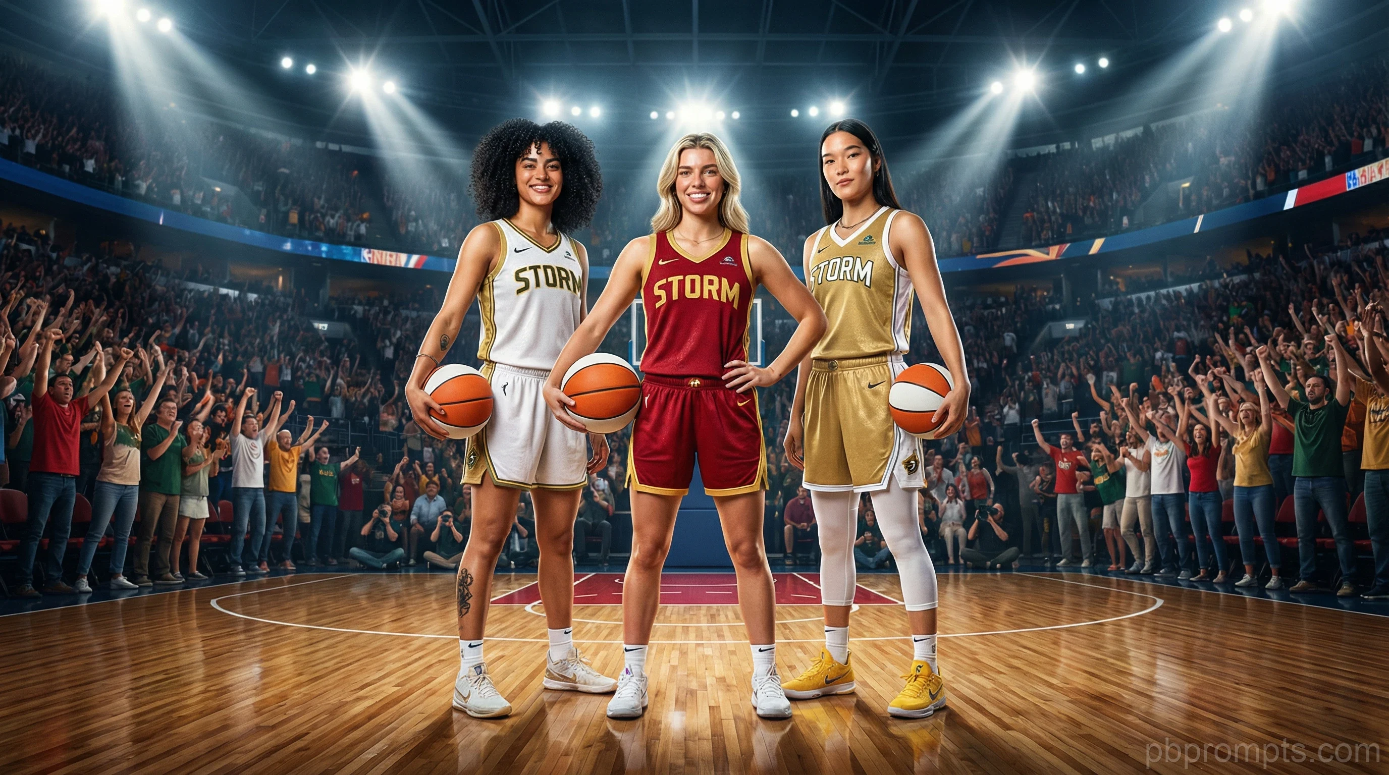 BASKETBALL STAR AI photo booth theme