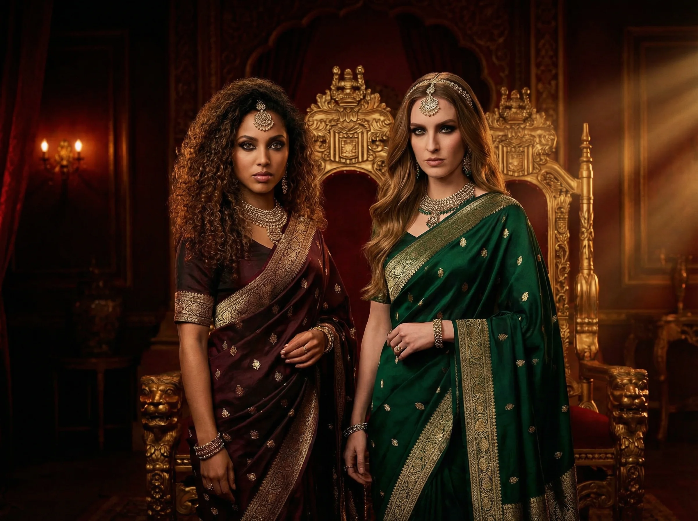 SCENE 1 — THE DARBAR THRONE