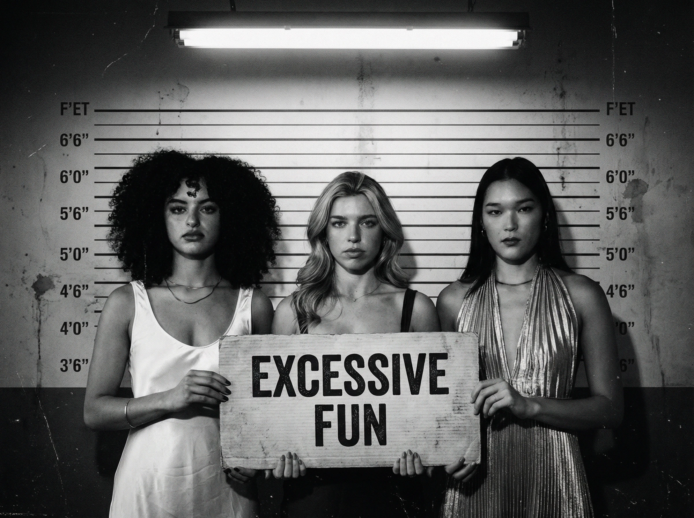 BUSTED — The Mugshot Booth Experience AI photo booth theme