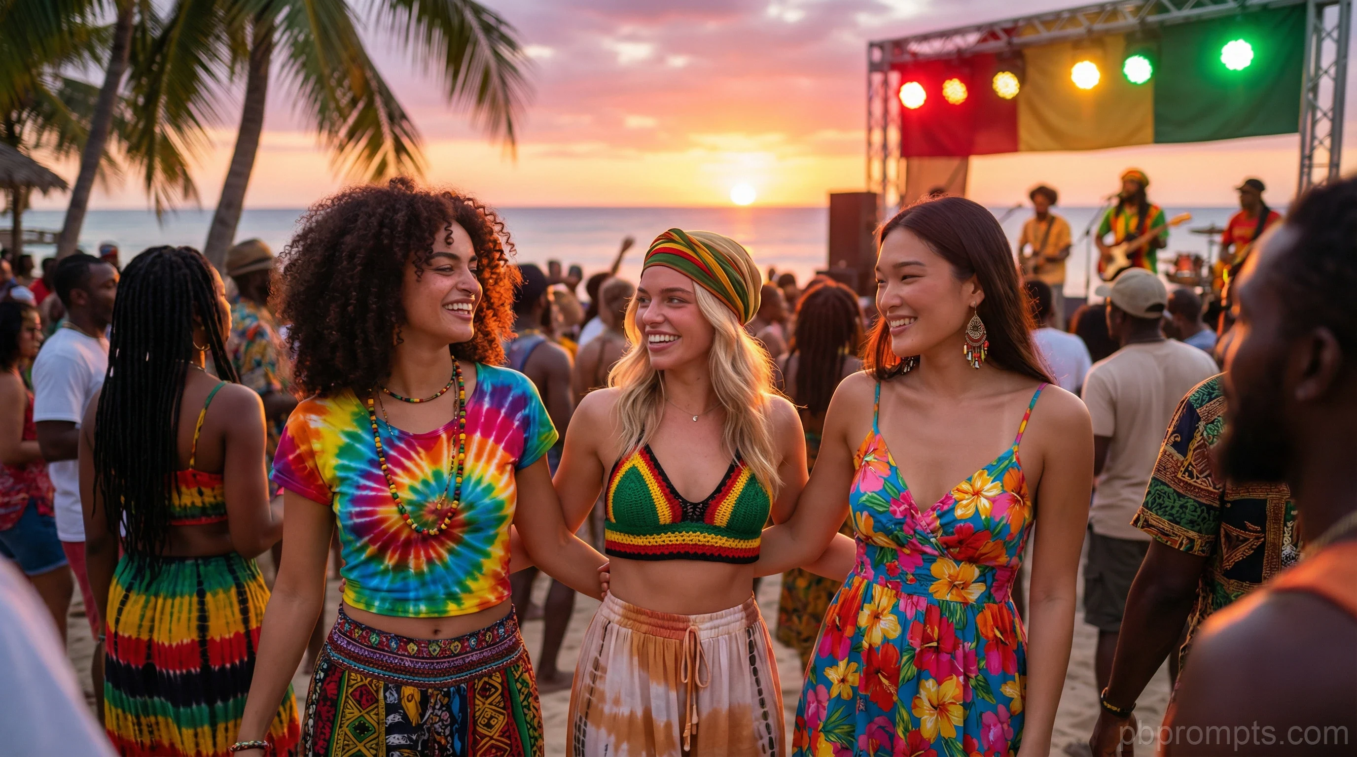 CARIBBEAN VIBES AI photo booth theme