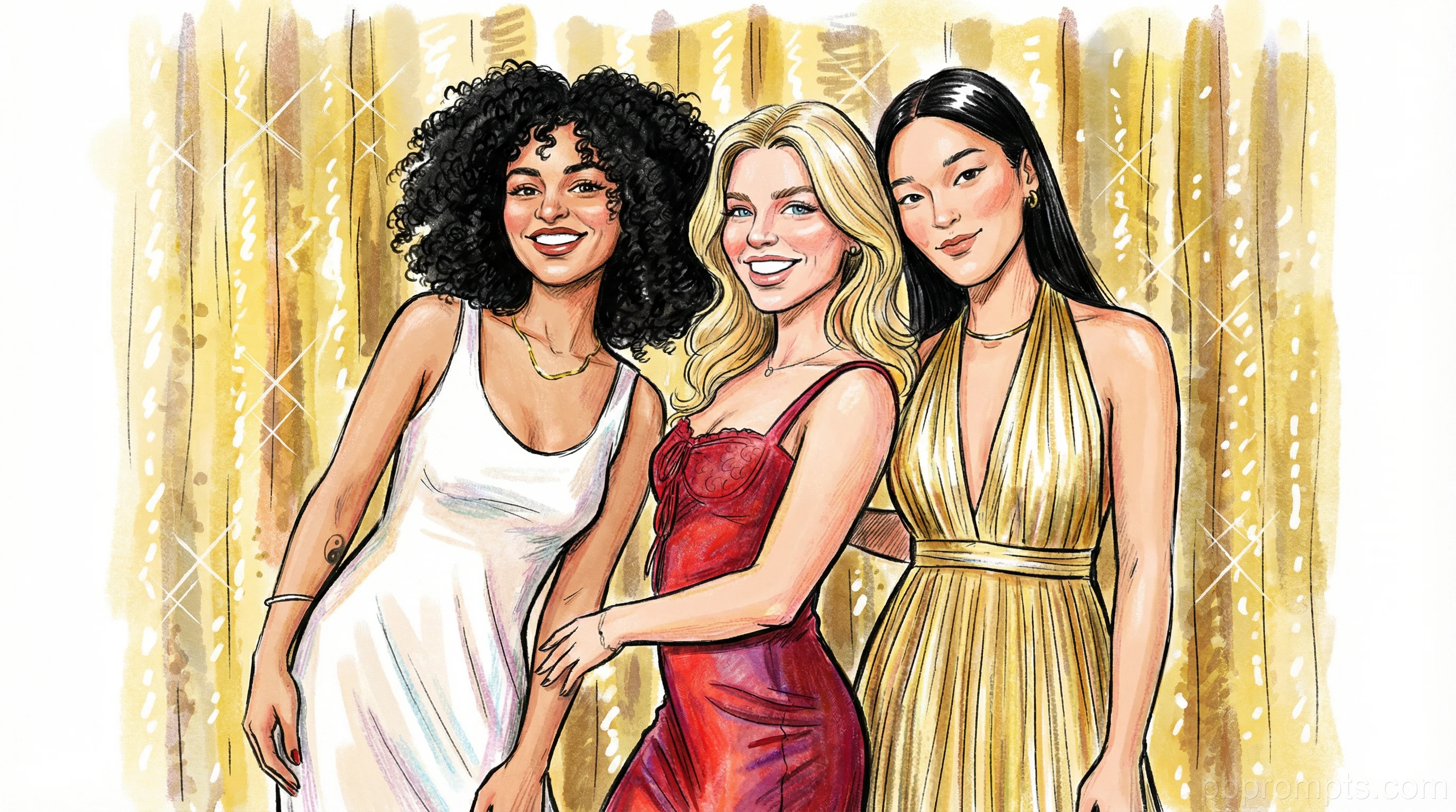 Caricature AI photo booth theme