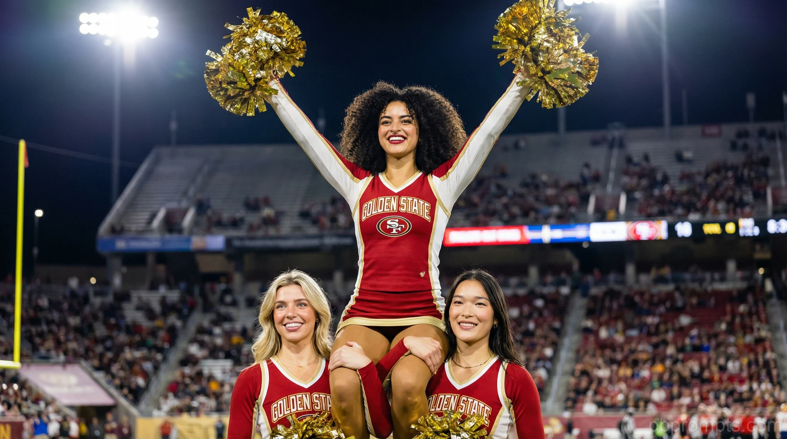 CHEER SQUAD AI photo booth theme