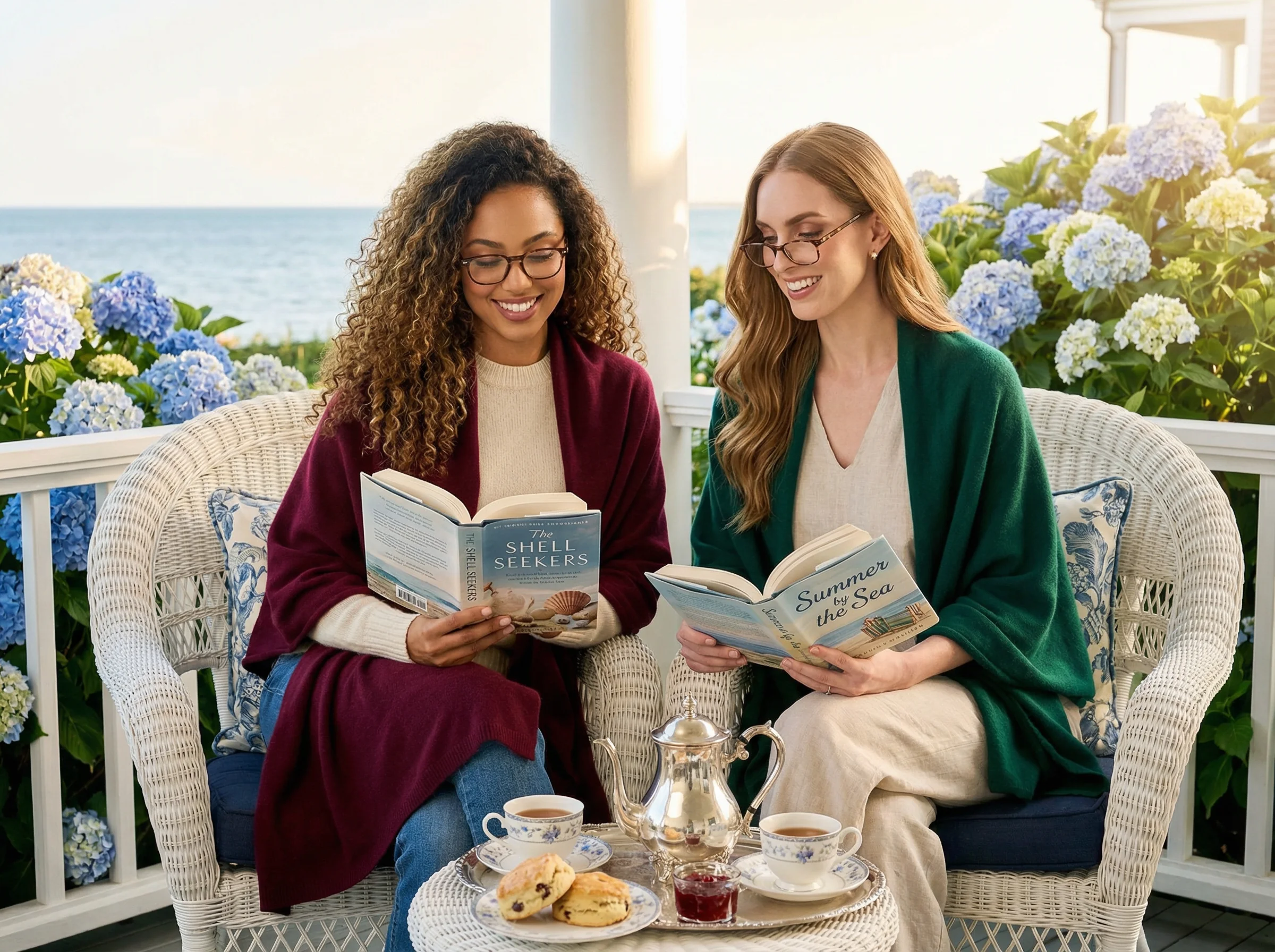 SCENE 5 — THE ESTATE GARDEN AT DUSK