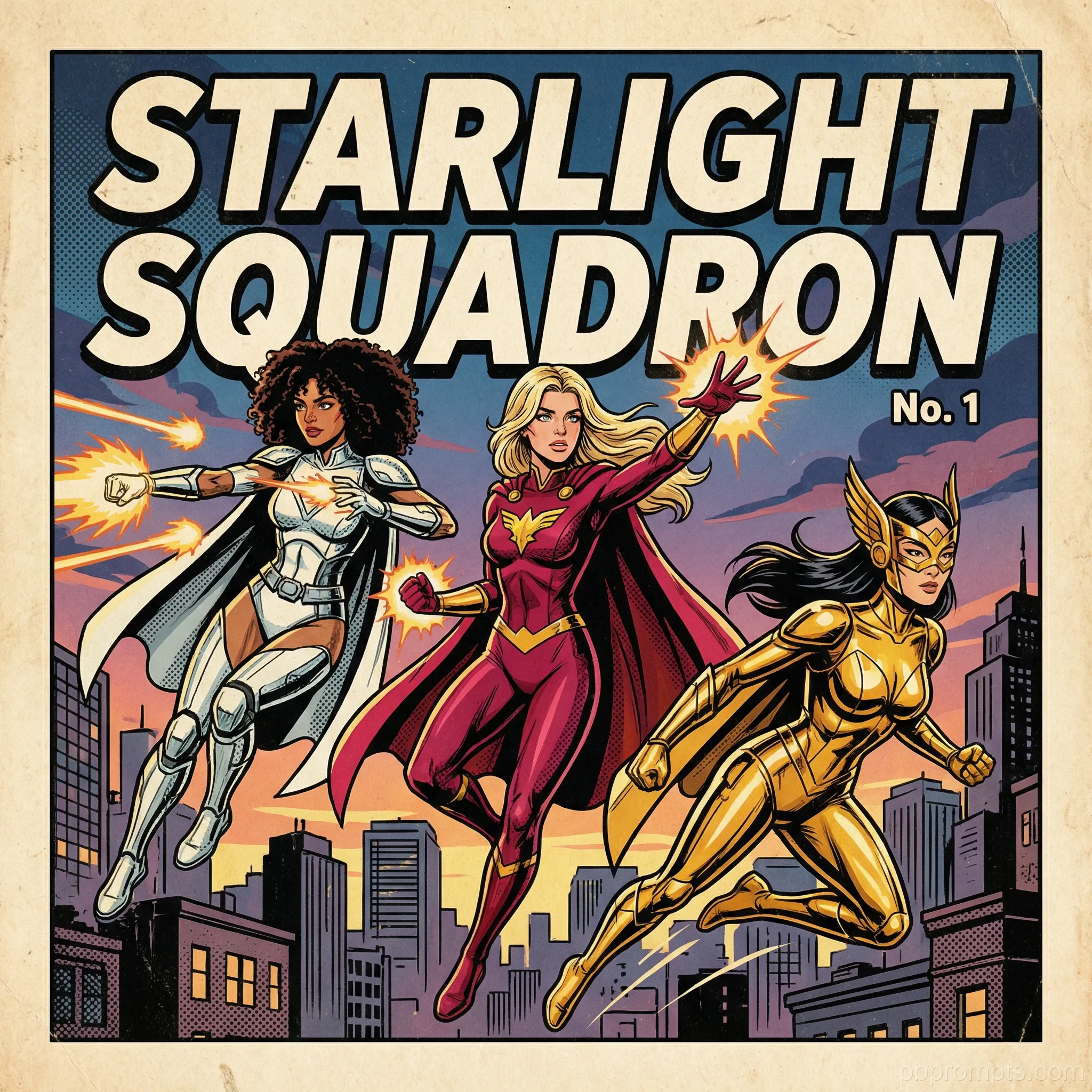 Comic Book Cover AI photo booth theme