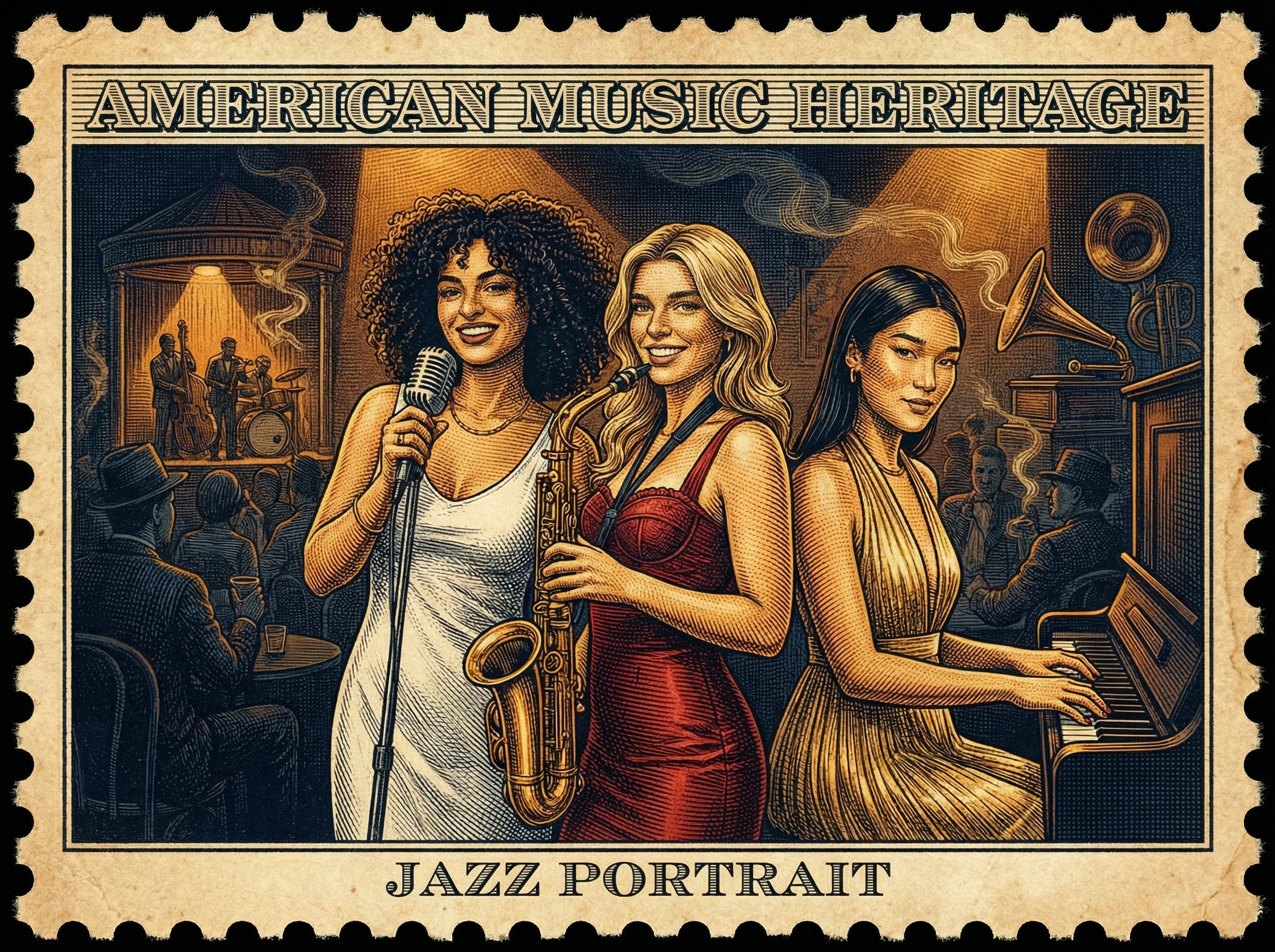 SCENE 5 — THE MIDNIGHT JAZZ PORTRAIT STAMP