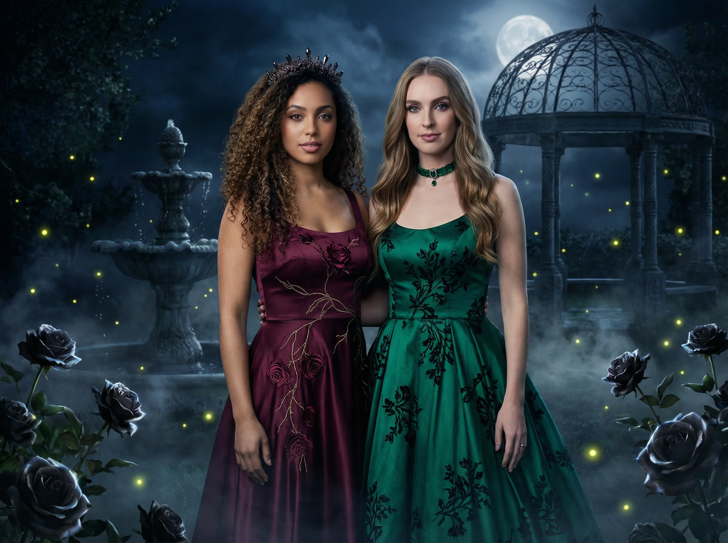 SCENE 5 — THE DARK BAROQUE MIRROR