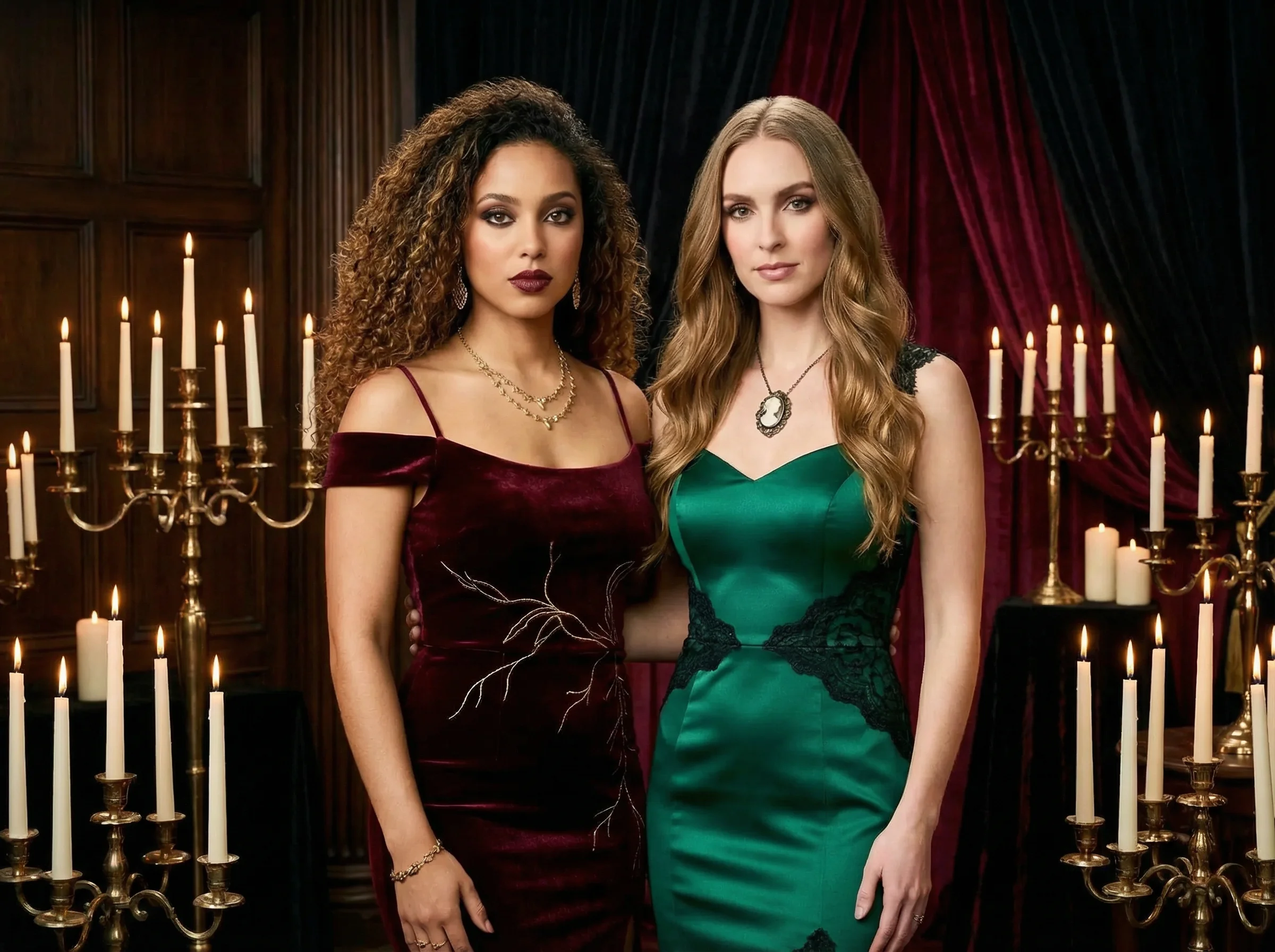 SCENE 1 — THE CANDLELIT LIBRARY