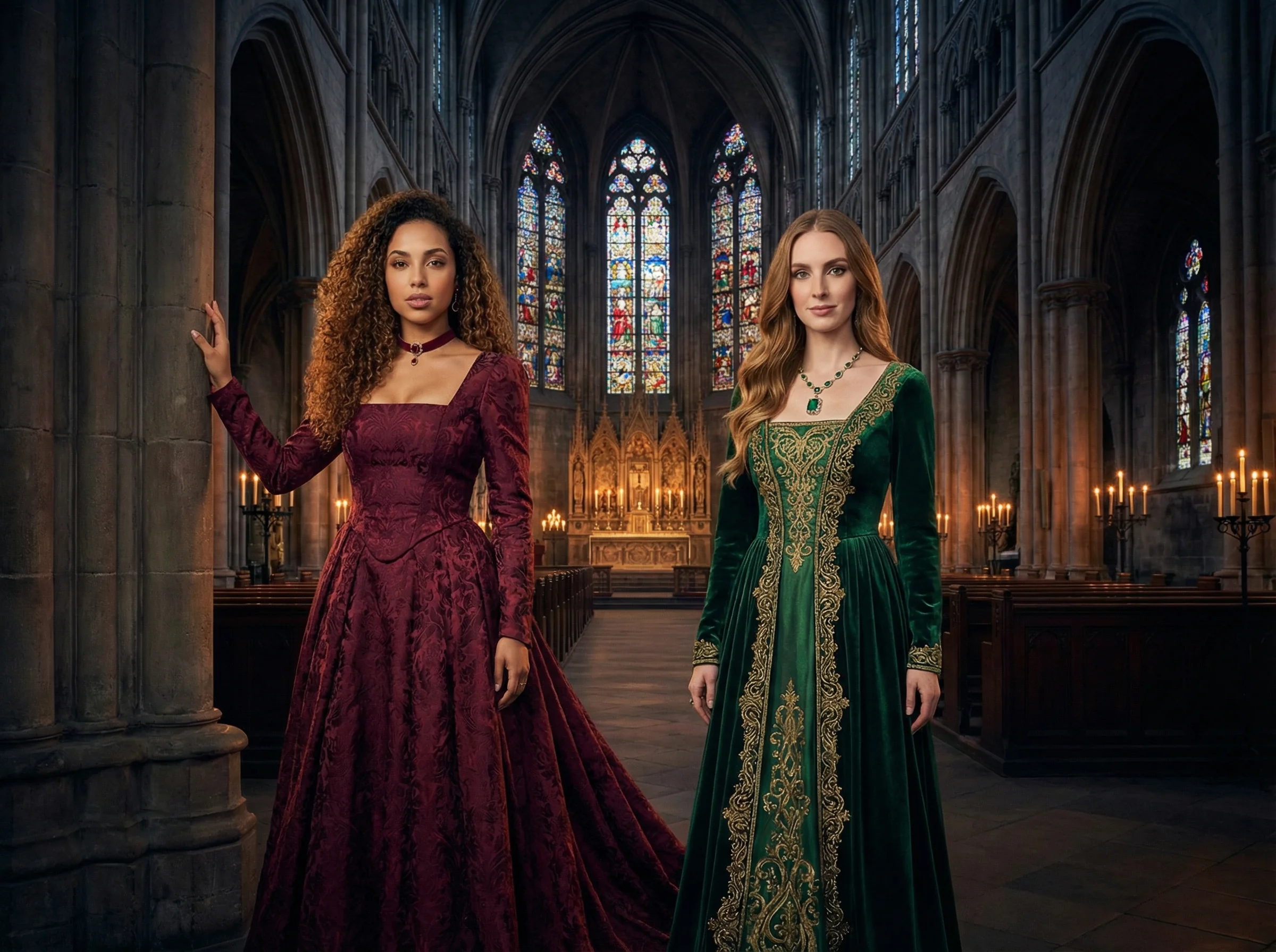 SCENE 4 — THE GOTHIC CATHEDRAL ALCOVE