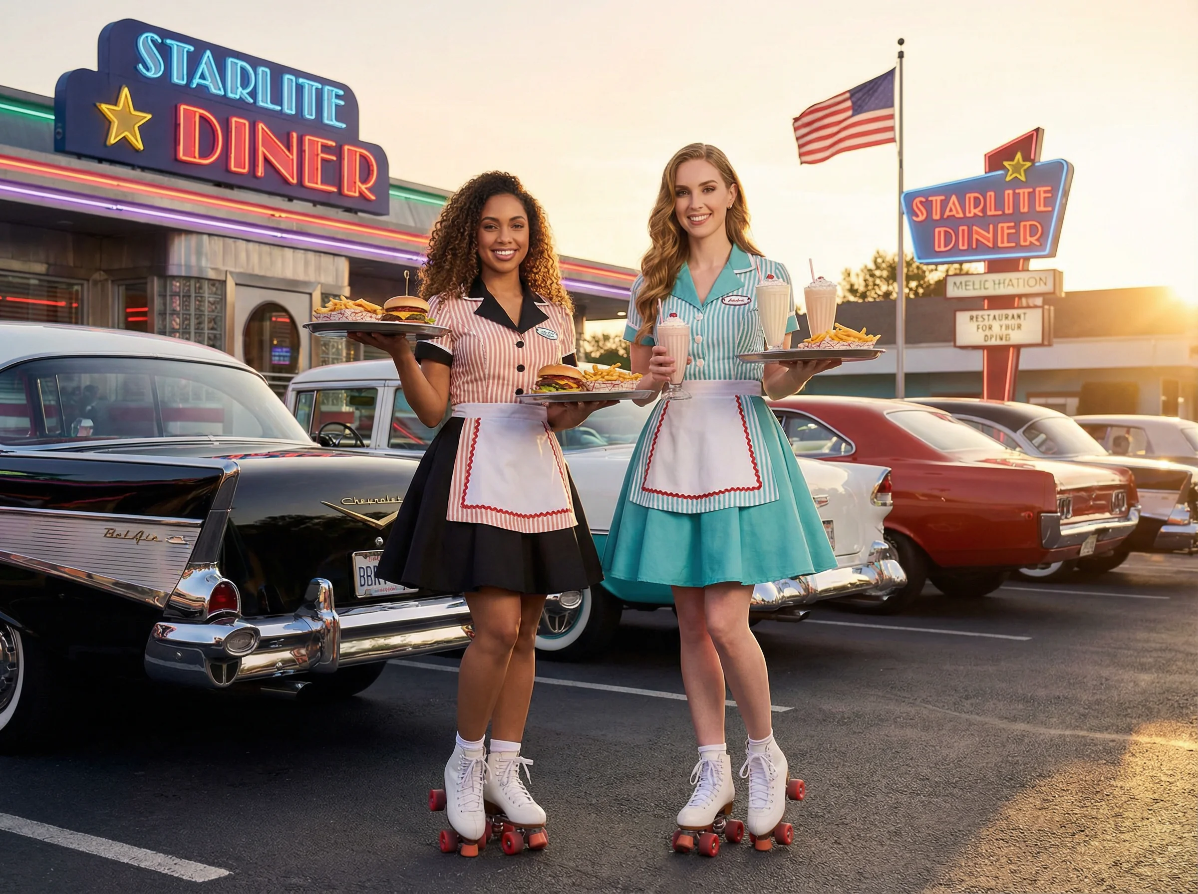 Scene 3 — Drive-In Car Hop