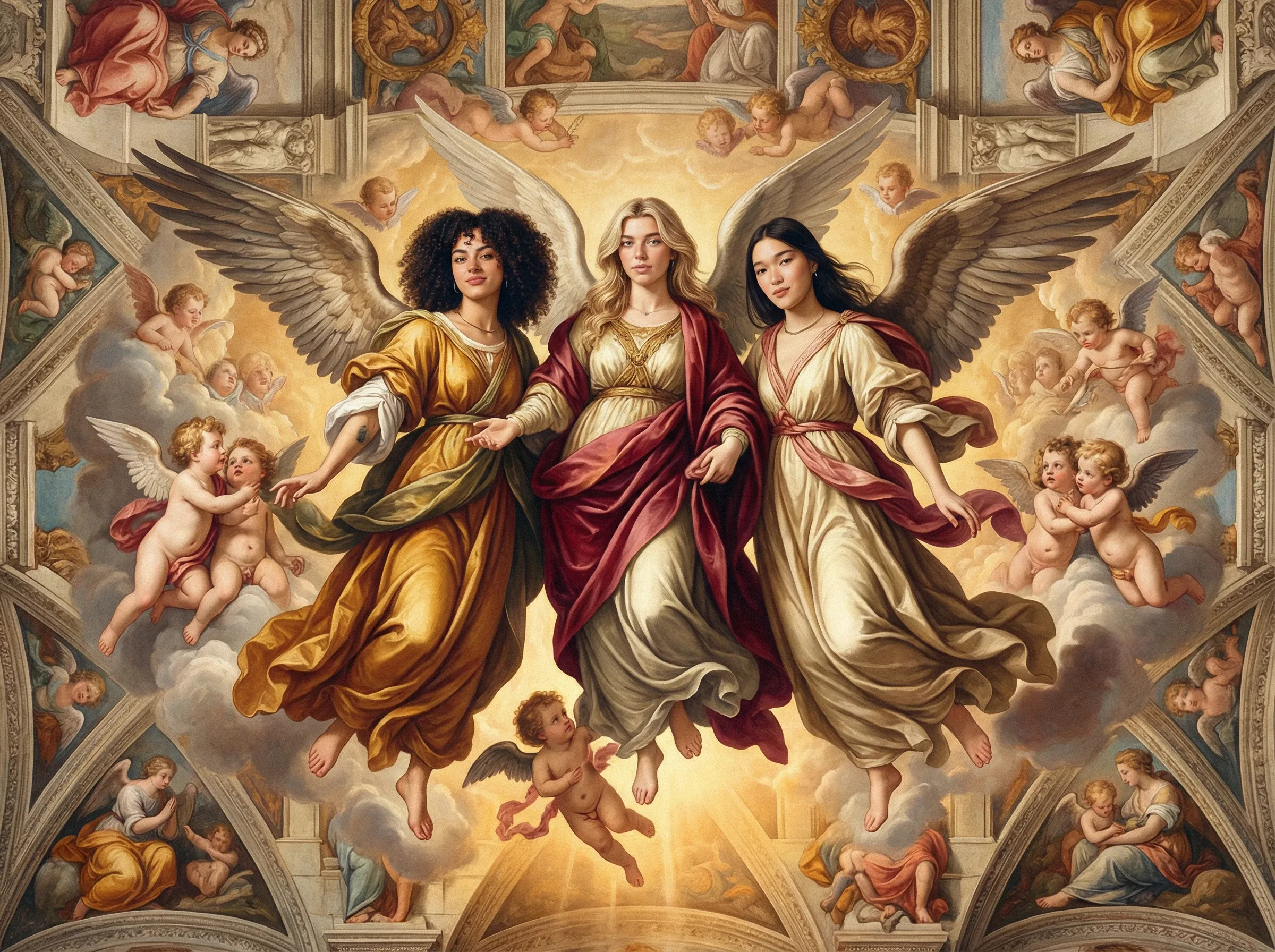 SCENE 5 — STAIRWAY OF LIGHT