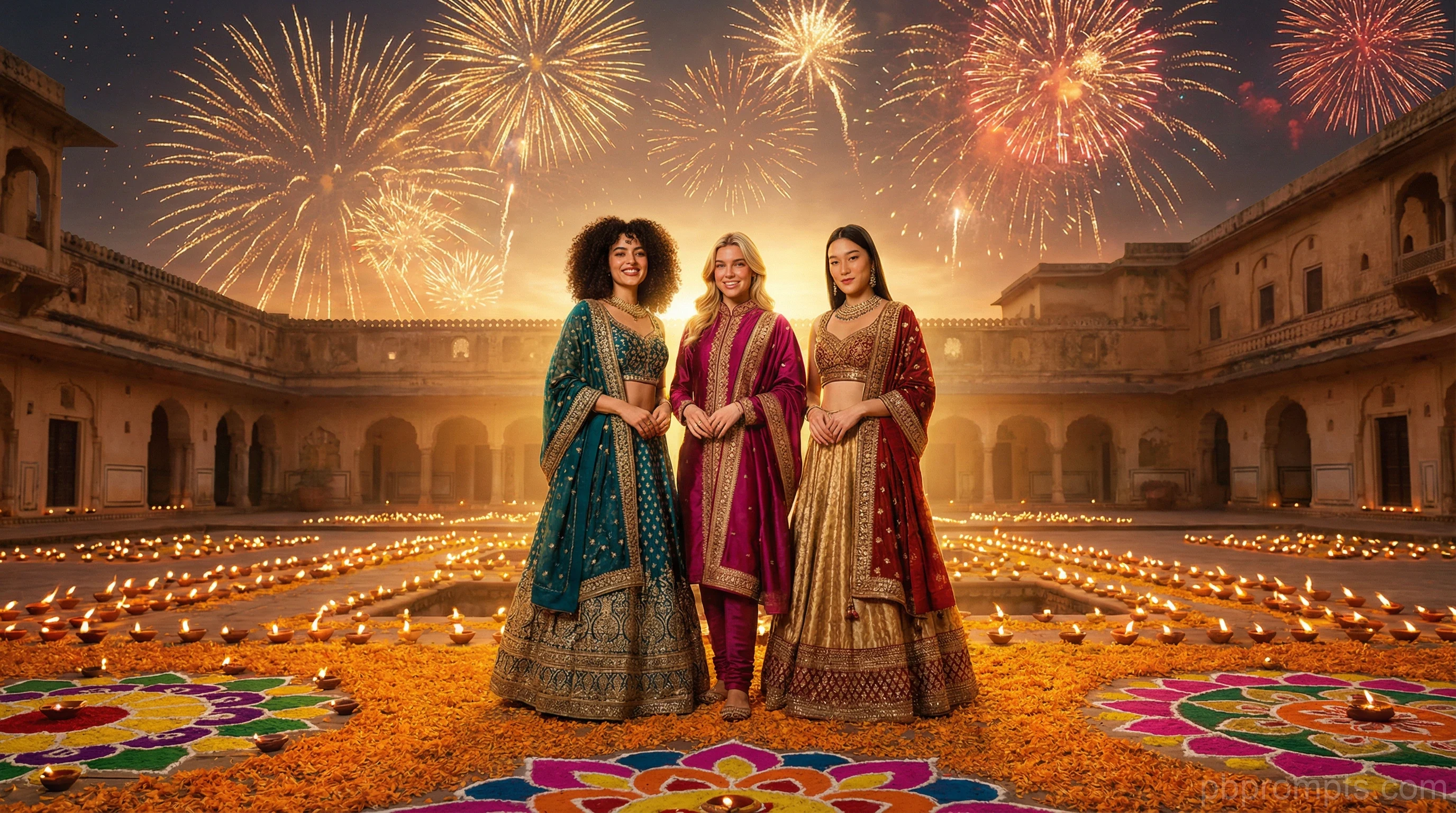 DIWALI FESTIVAL OF LIGHTS AI photo booth theme