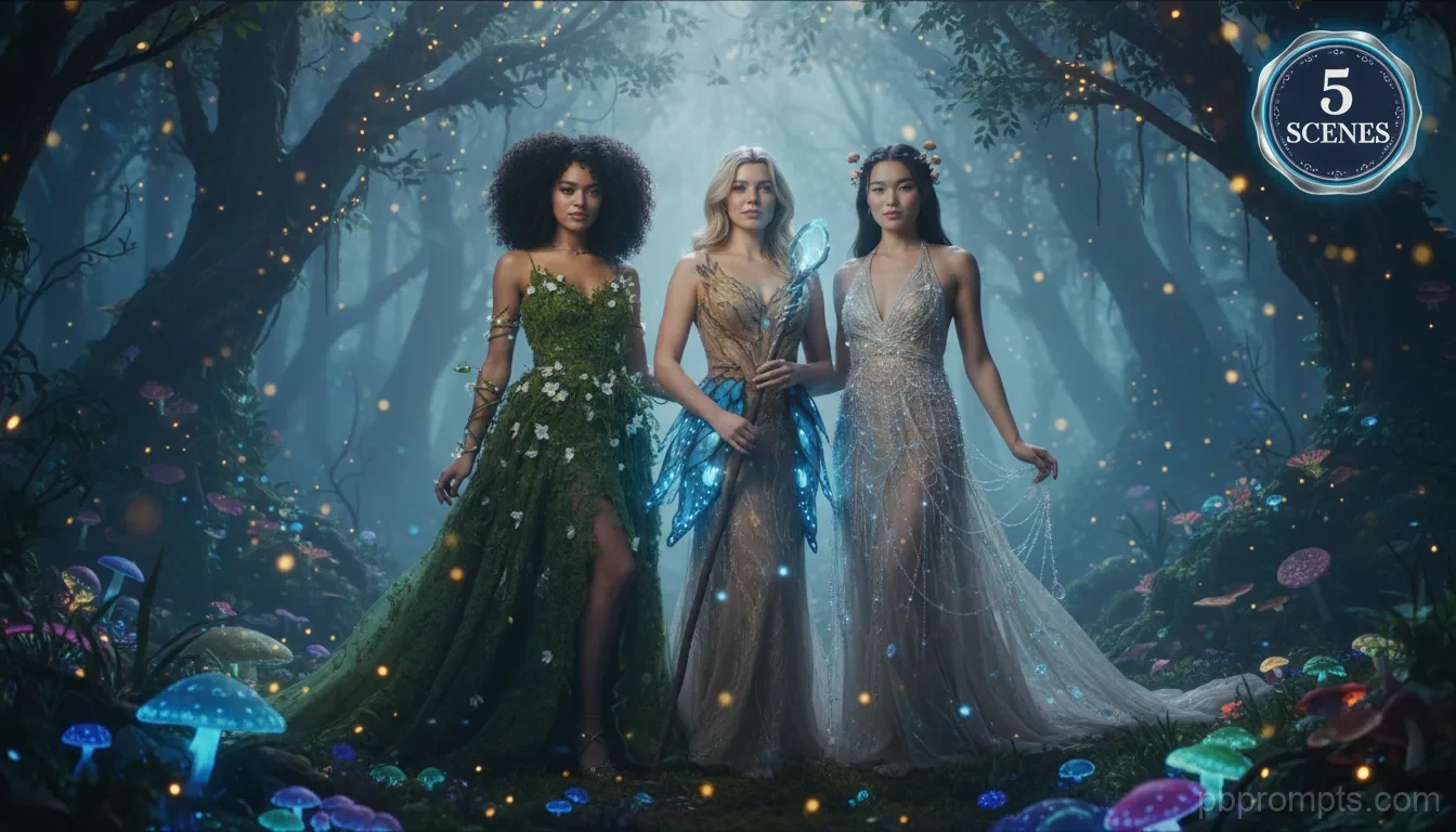 Enchanted Forest AI photo booth theme