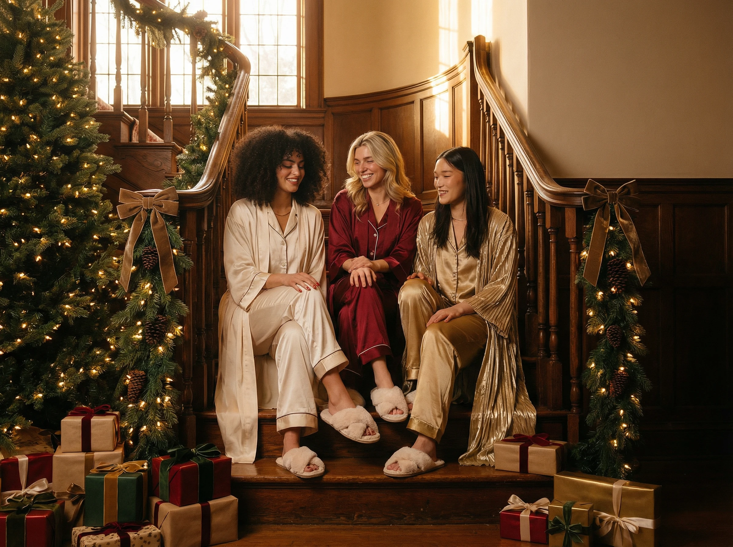 SCENE 5 — THE CHRISTMAS MORNING STAIRCASE