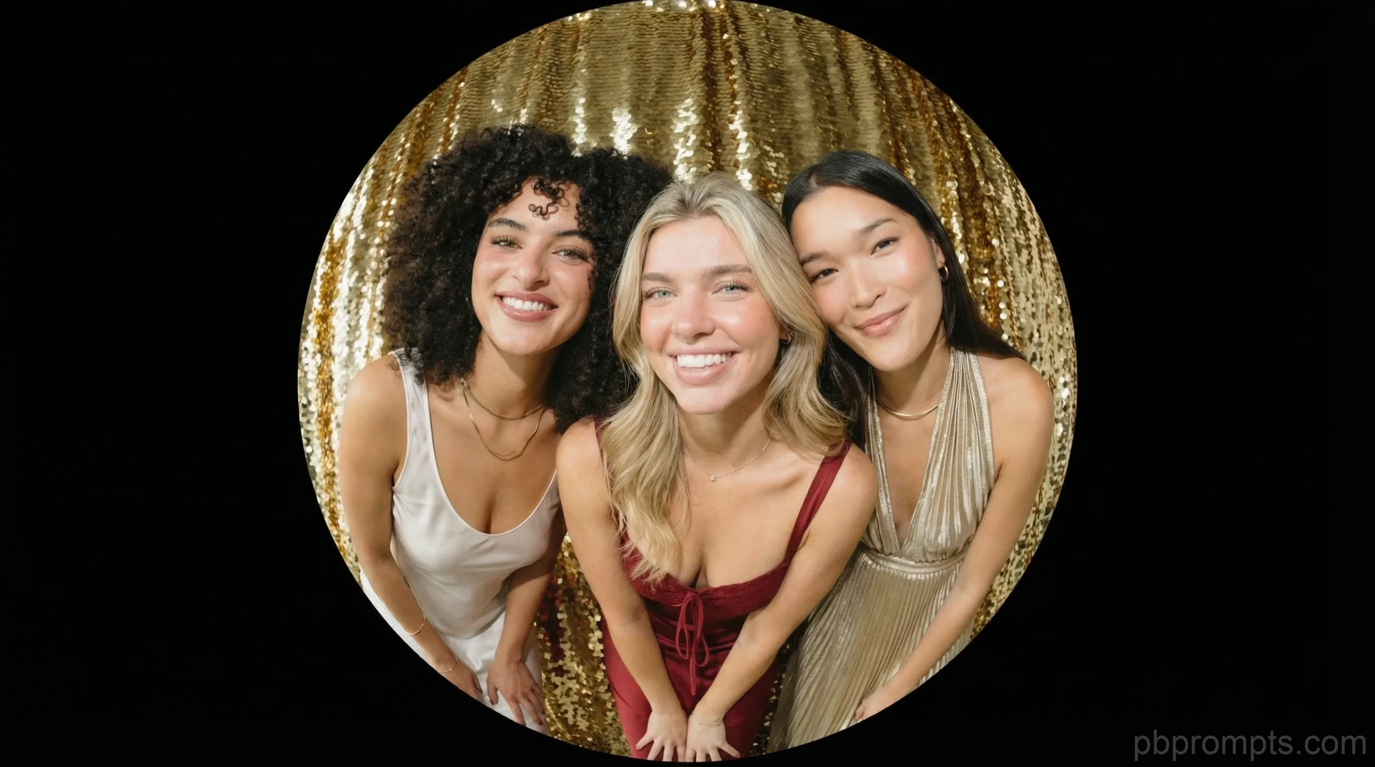 Circular Fisheye (Peephole) AI photo booth theme