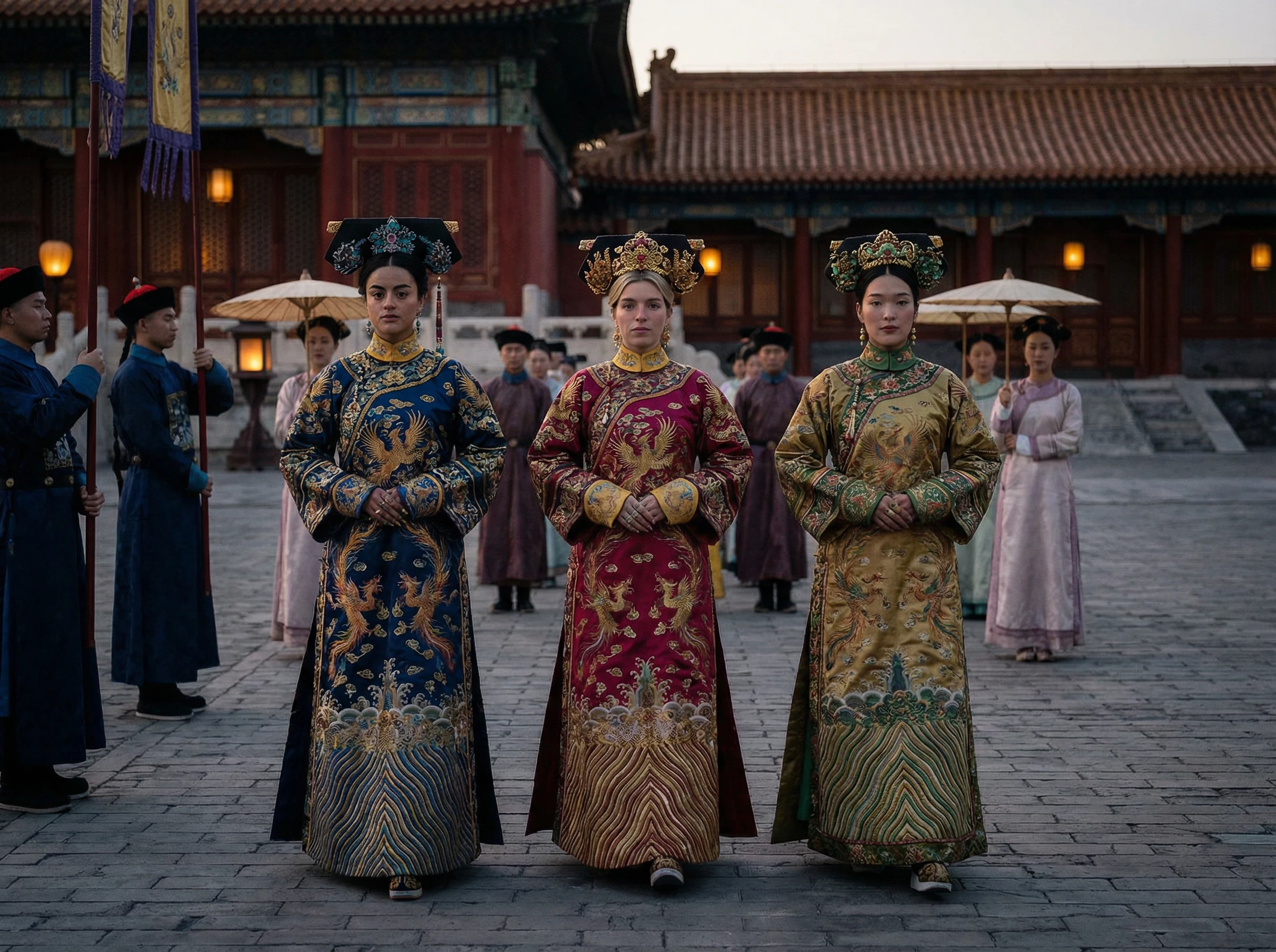 SCENE 5 — THE GREAT WALL AT DAWN