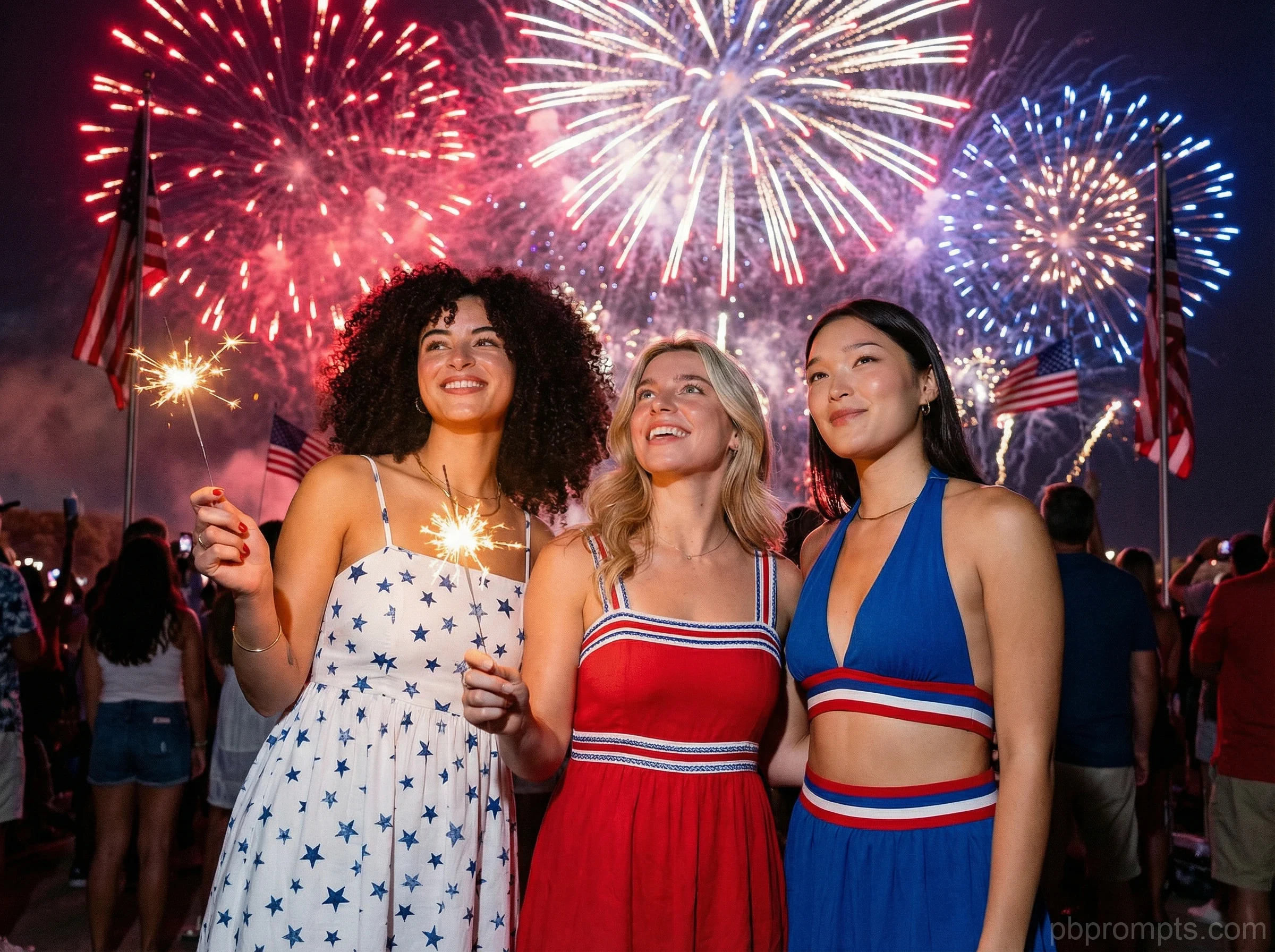 Fourth of July AI photo booth theme