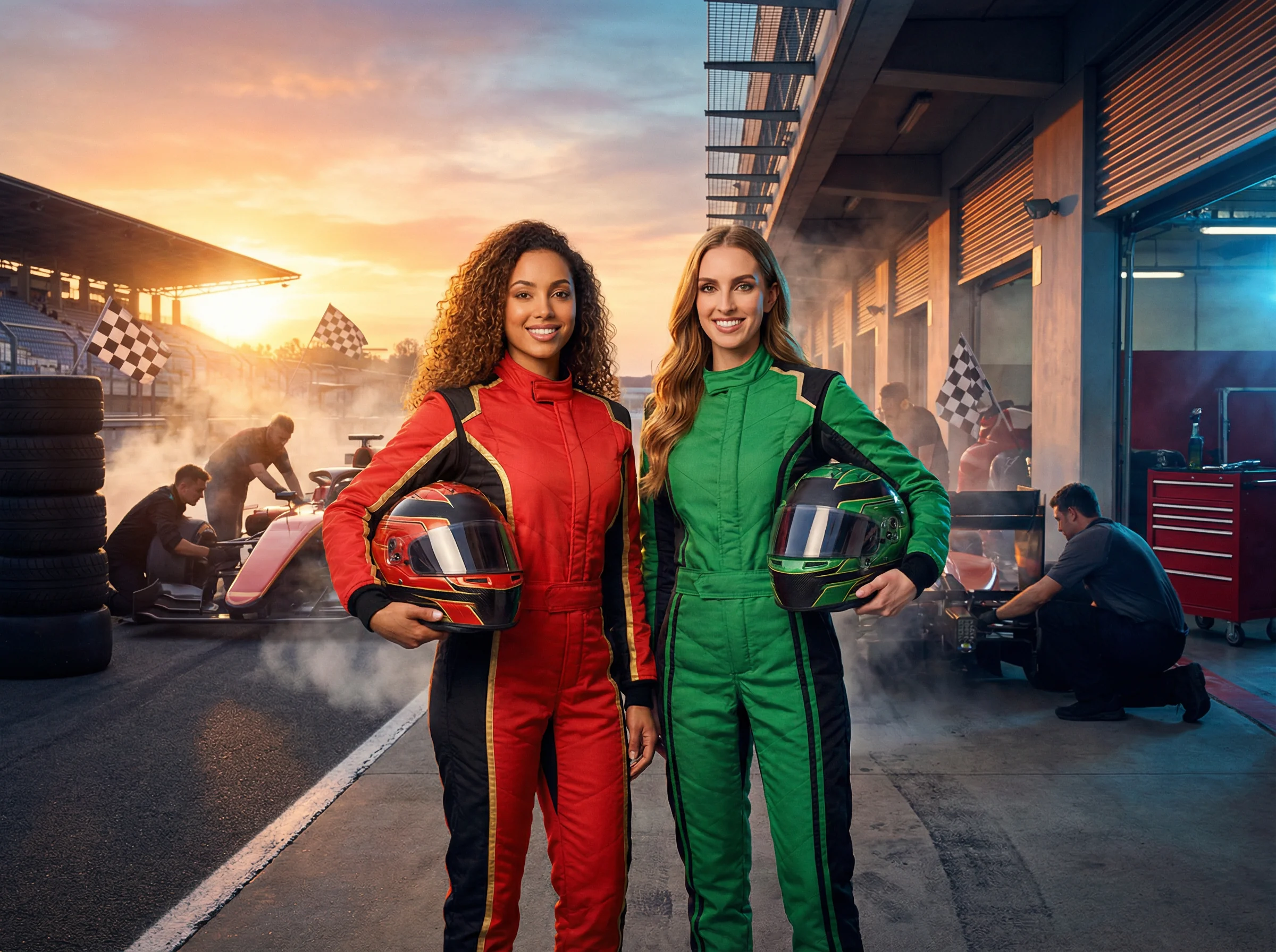 SCENE 1 — PIT LANE HERO