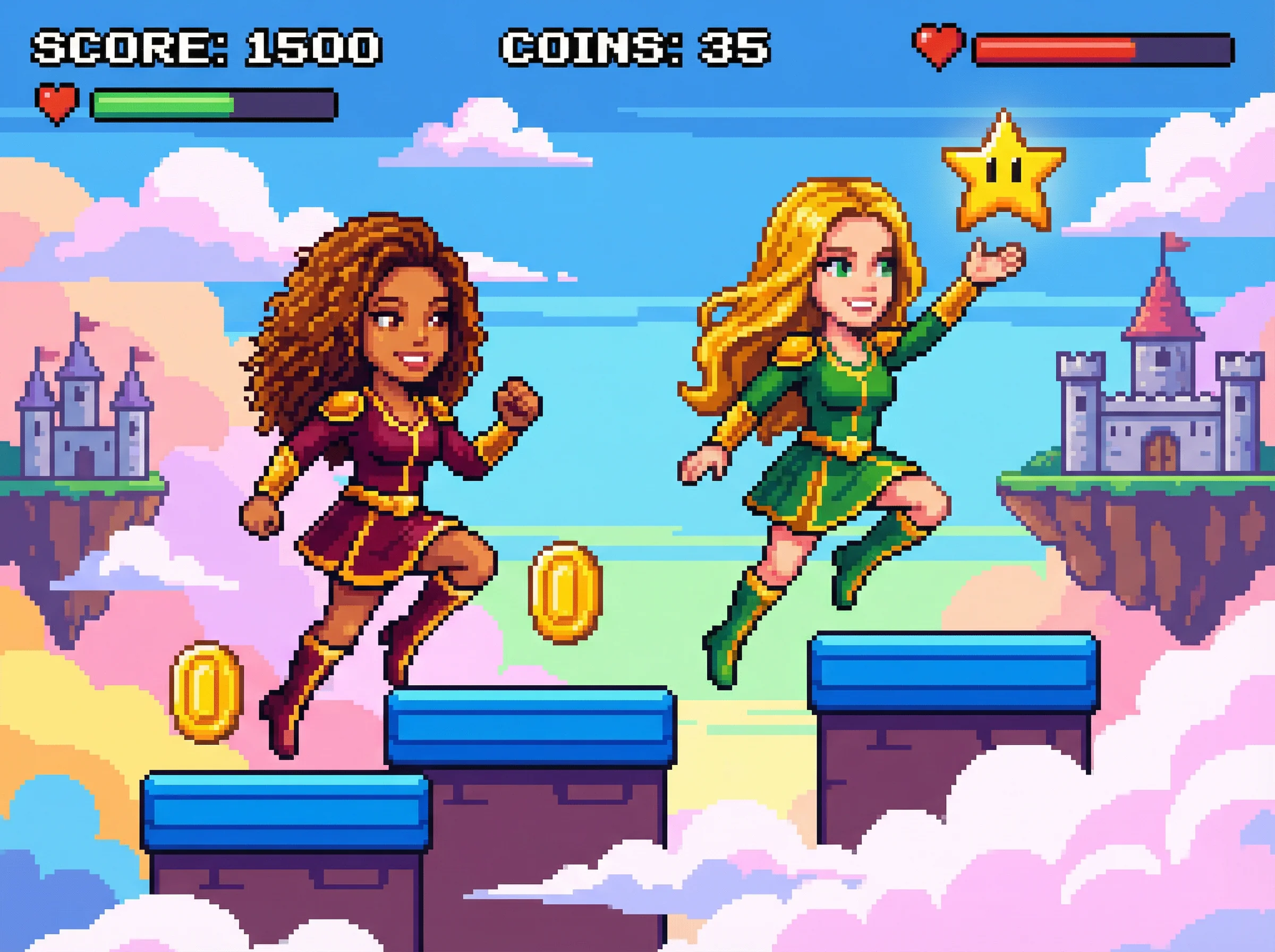 Scene 2 — 16-Bit Fantasy World