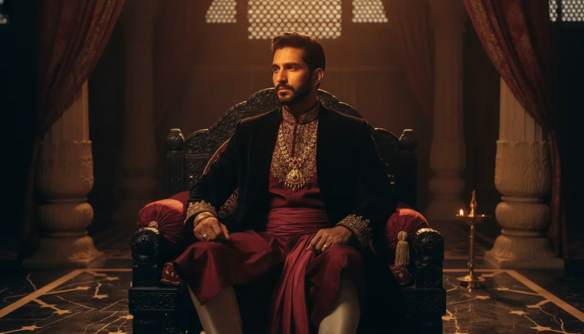 Bollywood Villain — Cinematic Antagonist Portrait Pack AI photo booth prompt pack