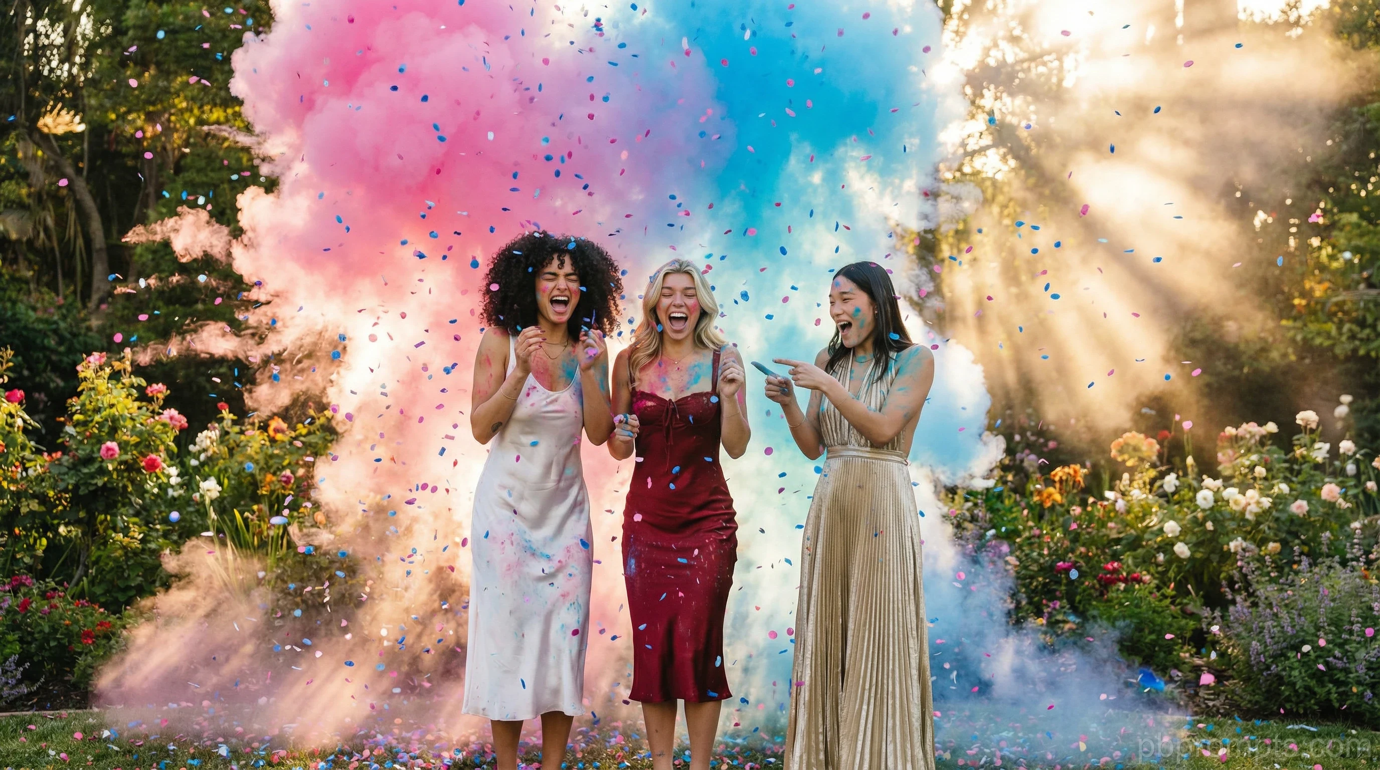 GENDER REVEAL AI photo booth theme