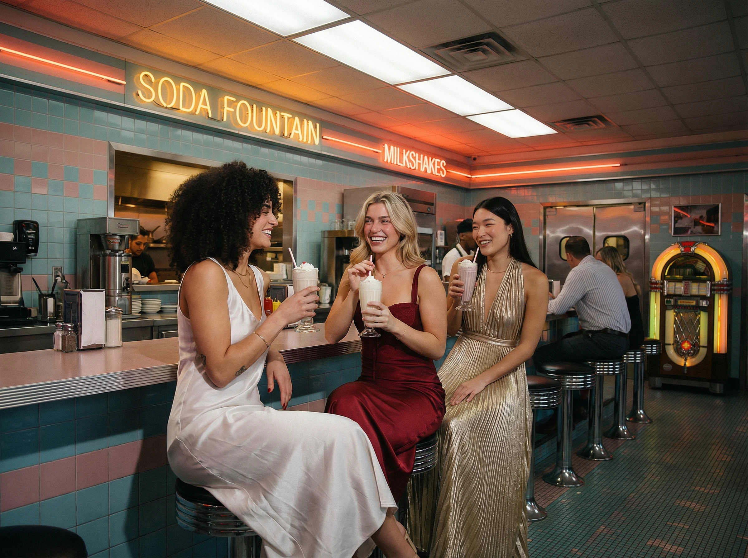 SCENE 3 — THE SODA FOUNTAIN
