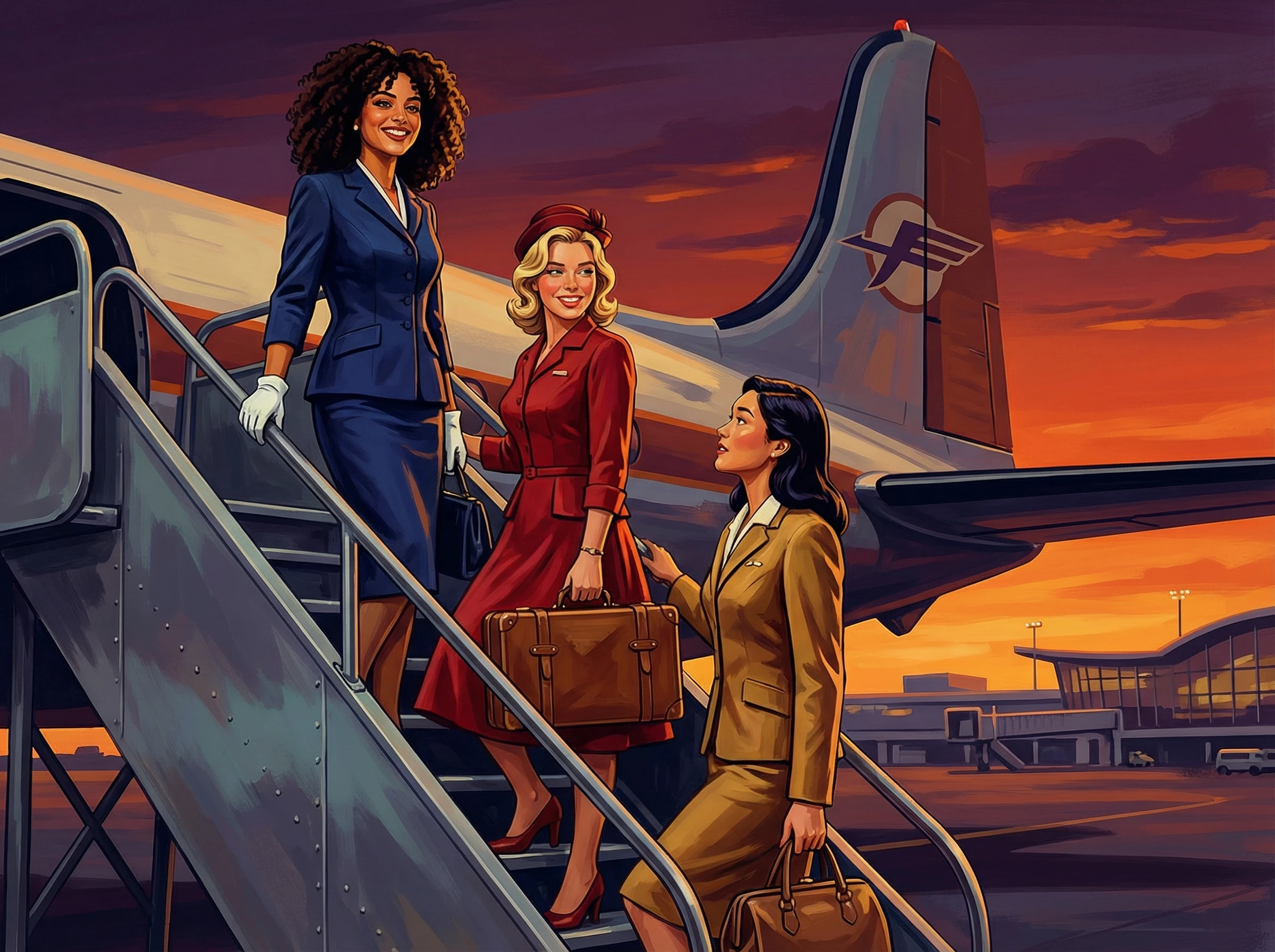 SCENE 4 — THE AIRLINE POSTER