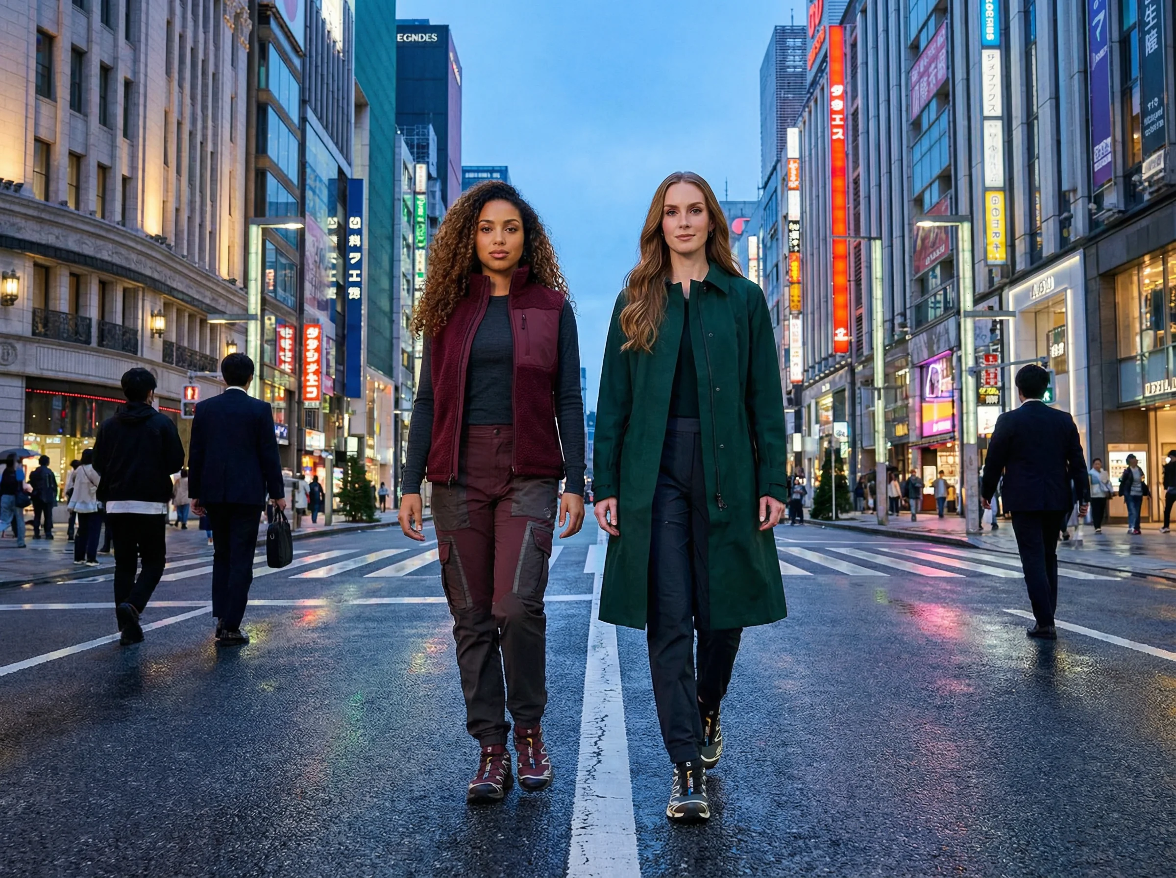 SCENE 2 — TOKYO GORPCORE STREET