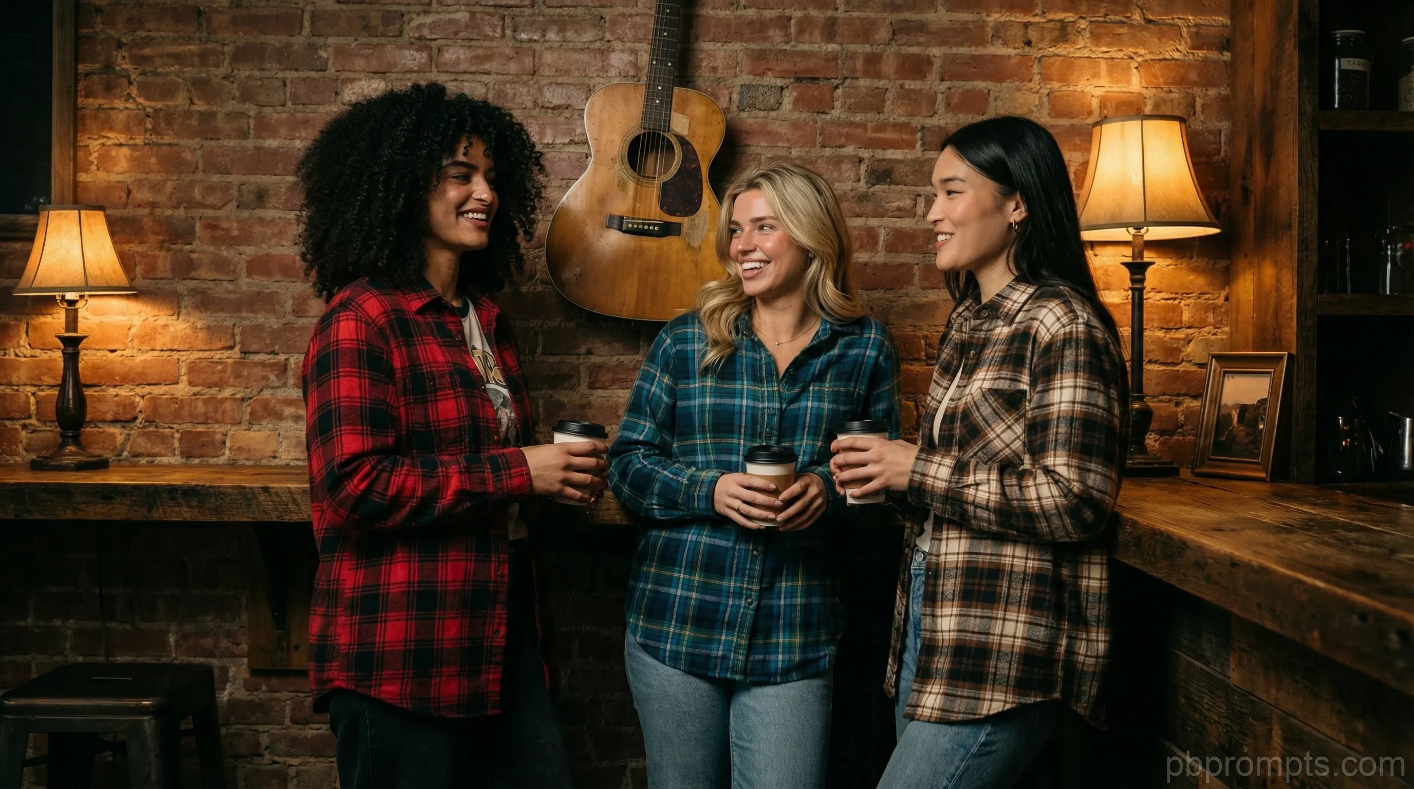 1990s Grunge & Pop AI photo booth theme