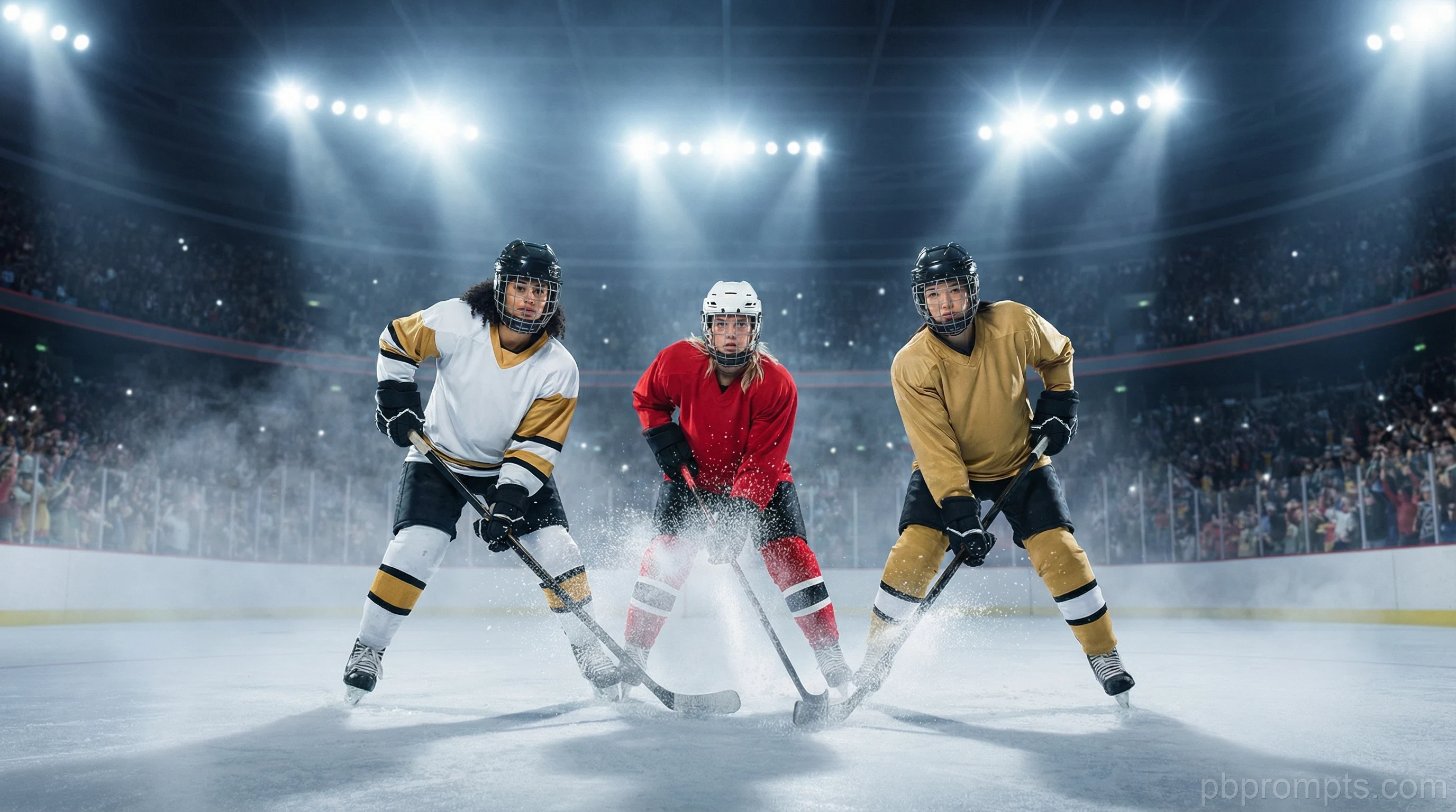 HOCKEY HERO AI photo booth theme