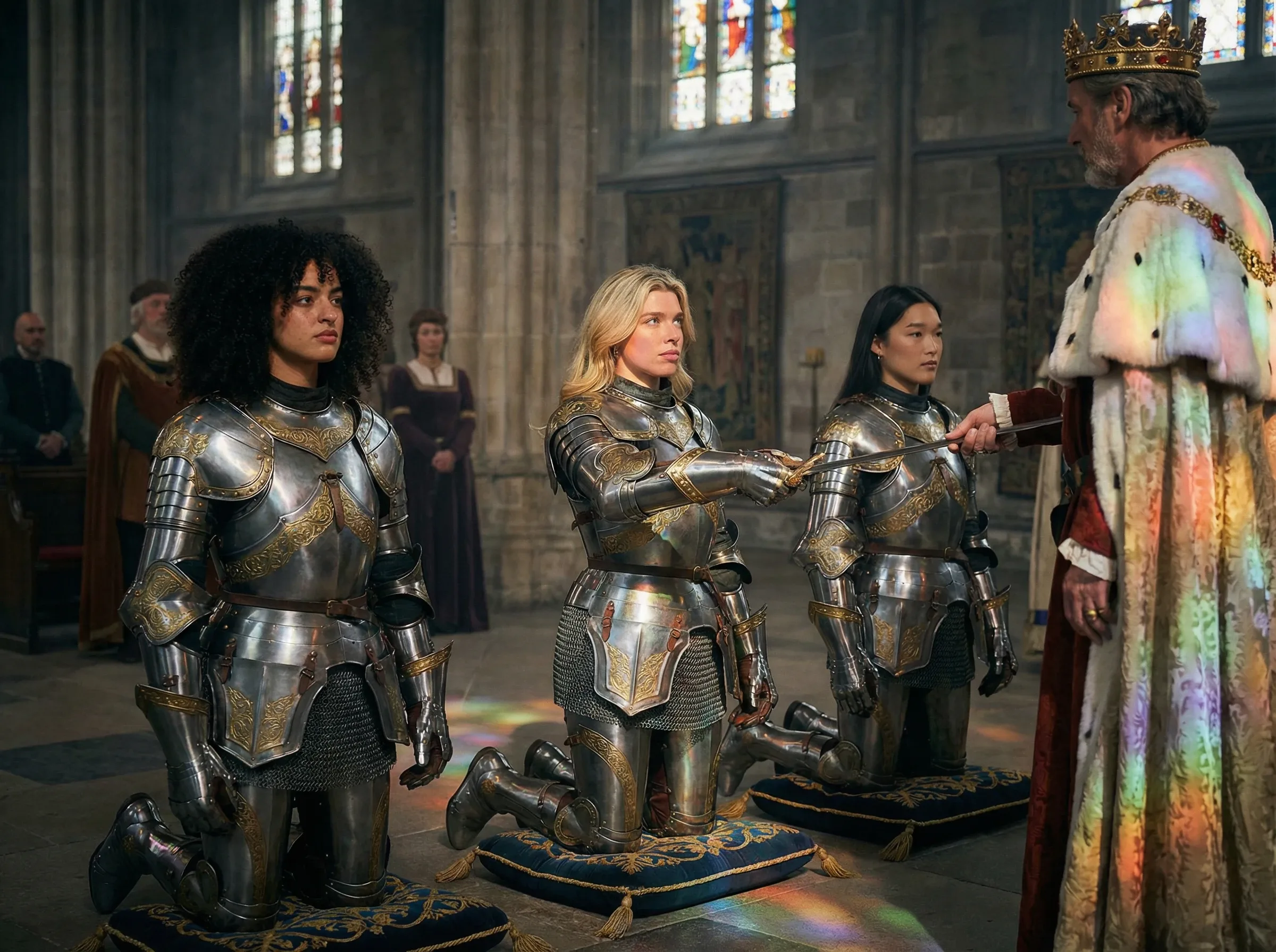 SCENE 3 — THE KNIGHTHOOD CEREMONY