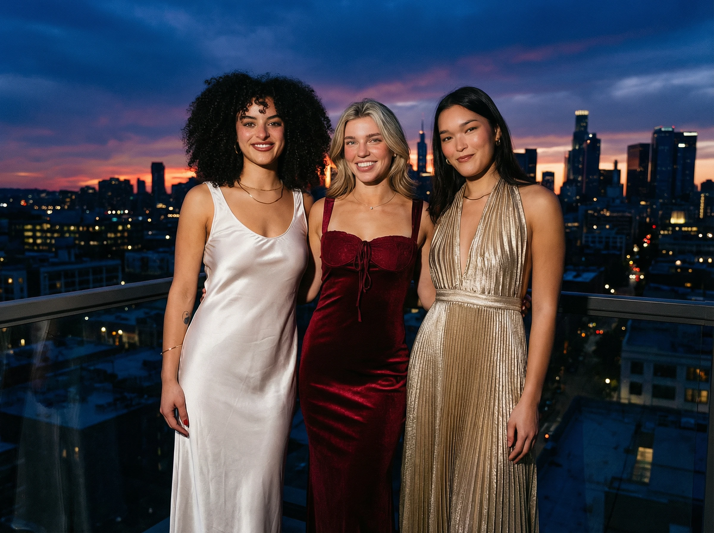 SCENE 4 — ROOFTOP SKYLINE DUSK