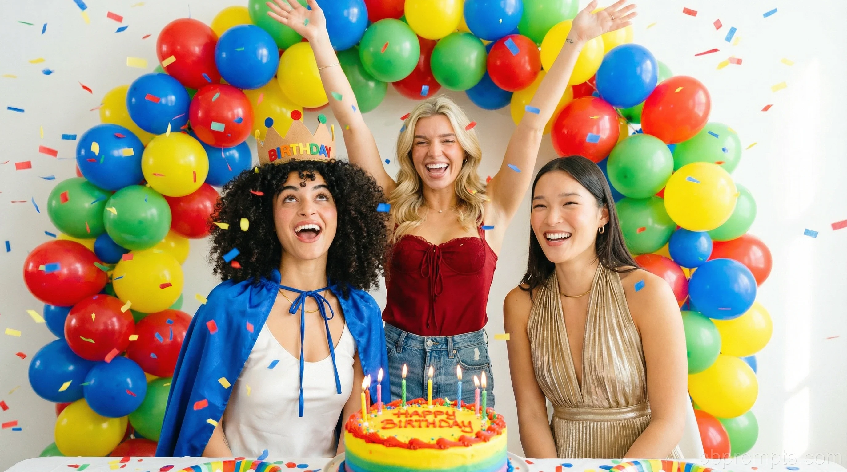 BIRTHDAY BASH AI photo booth theme