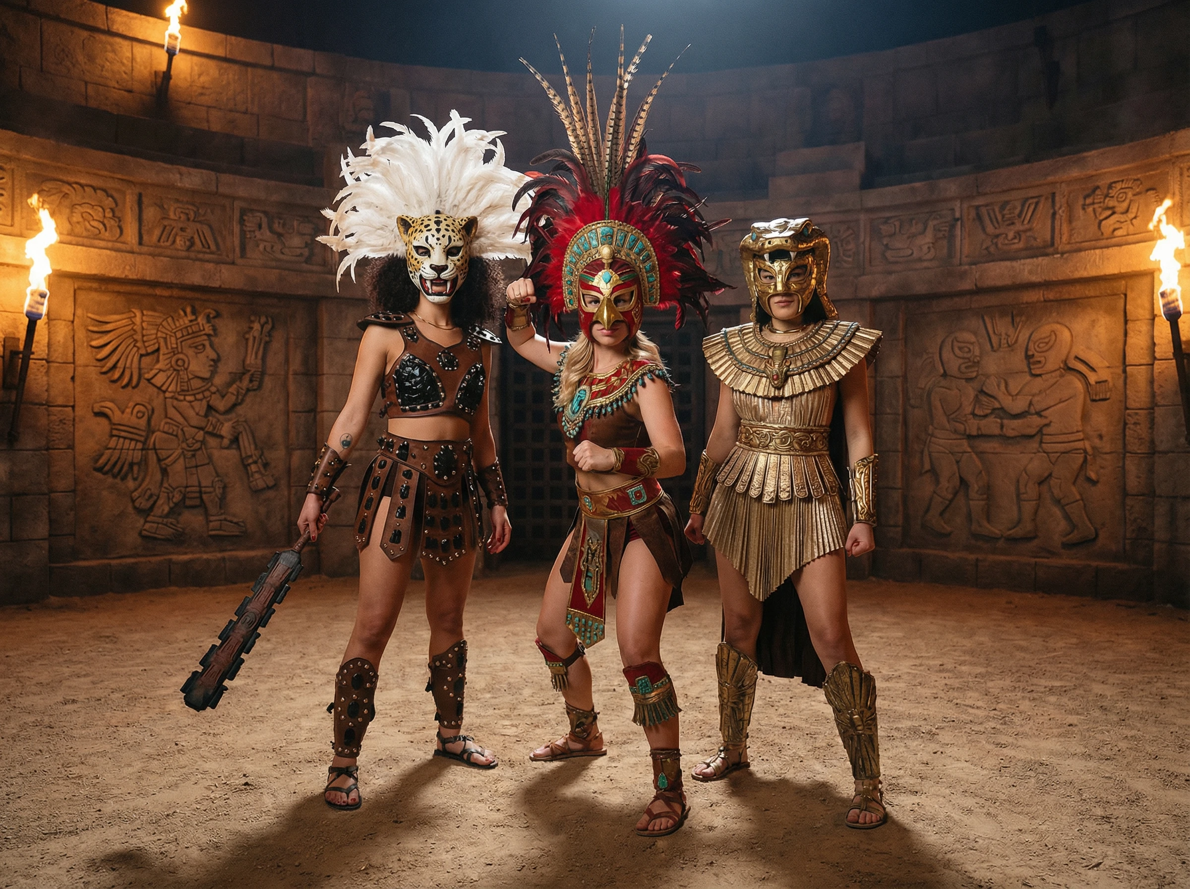 SCENE 5 — EL AZTECA: Ancient Aztec Warrior Arena