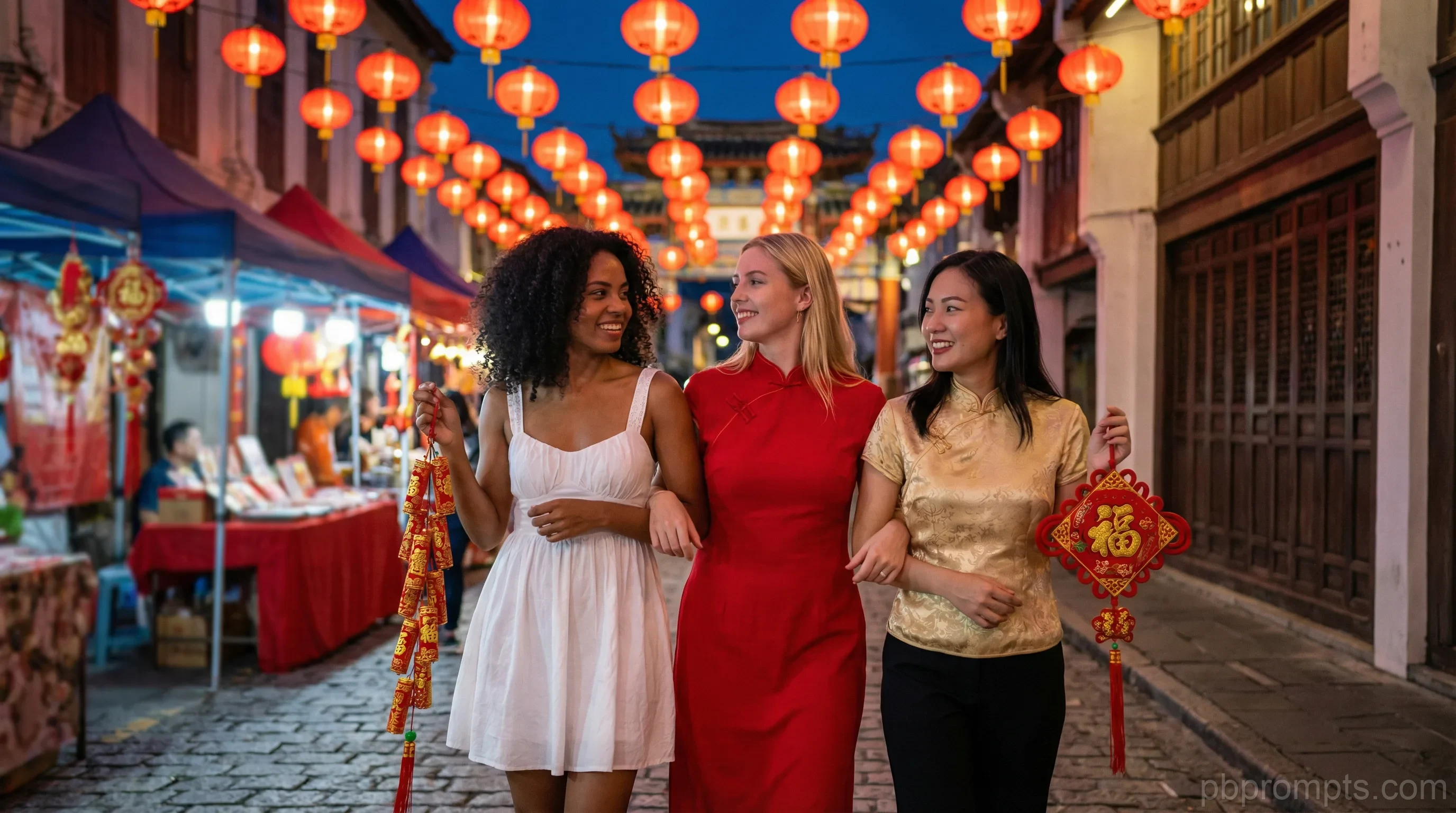 Lunar New Year Celebration AI photo booth theme