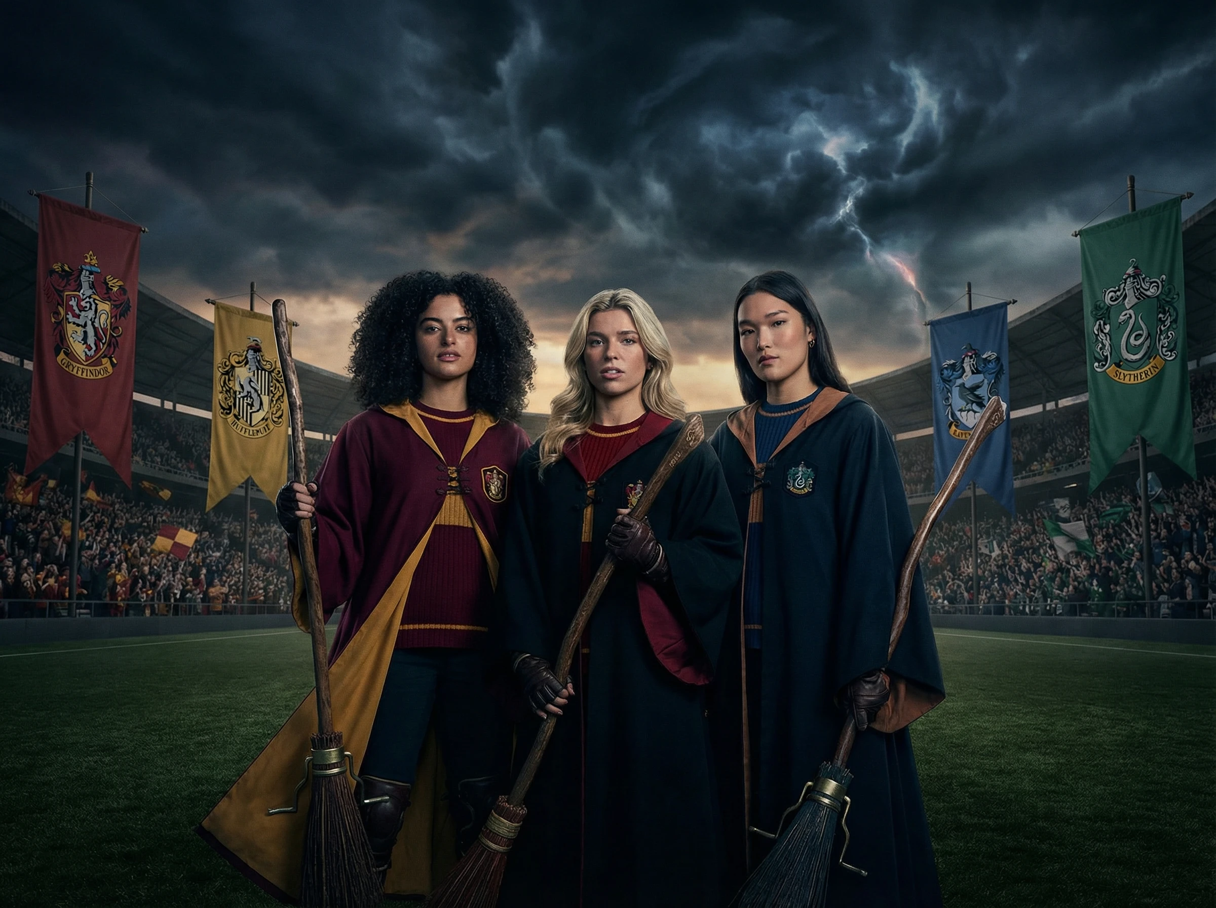 SCENE 3 — QUIDDITCH PITCH