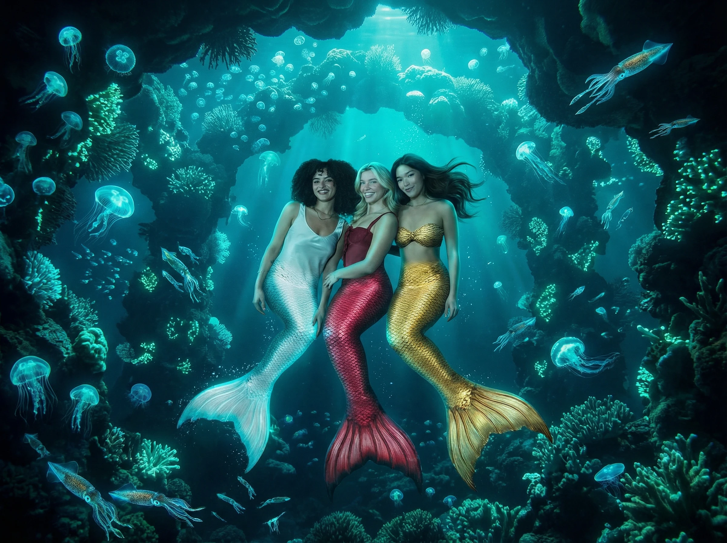 SCENE 5 — BIOLUMINESCENT CATHEDRAL