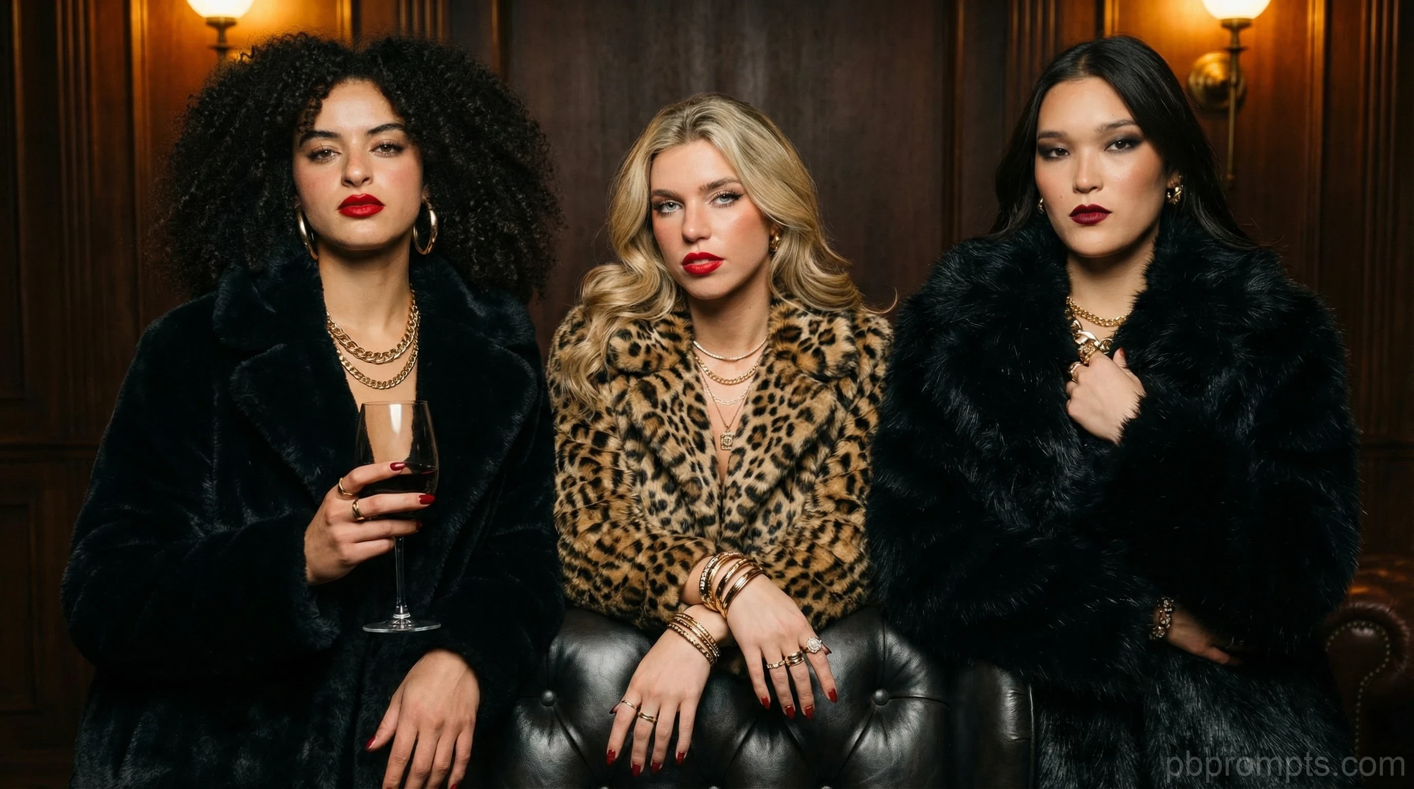 MOB WIFE AI photo booth theme