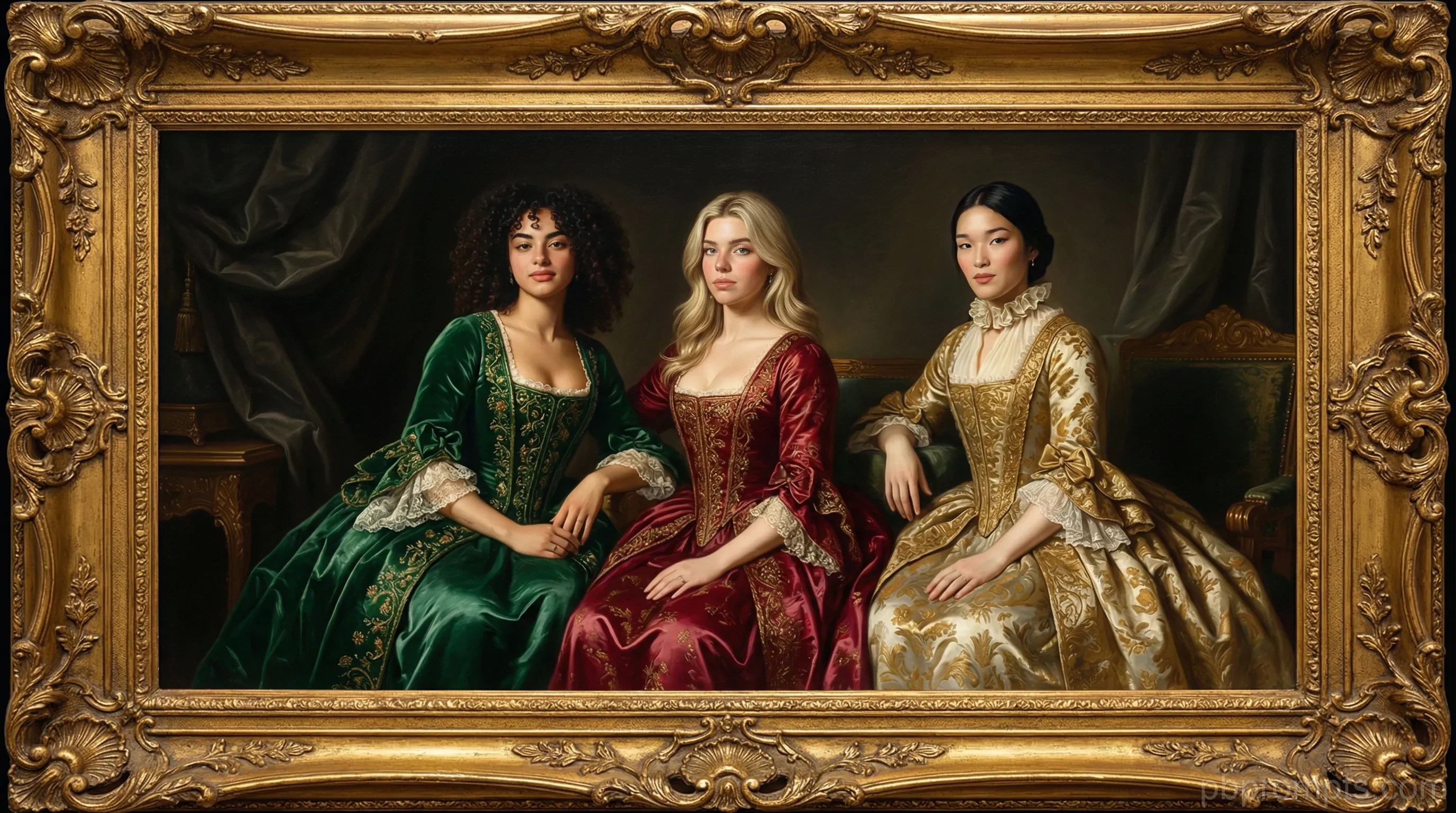 Oil Painting Portrait AI photo booth theme