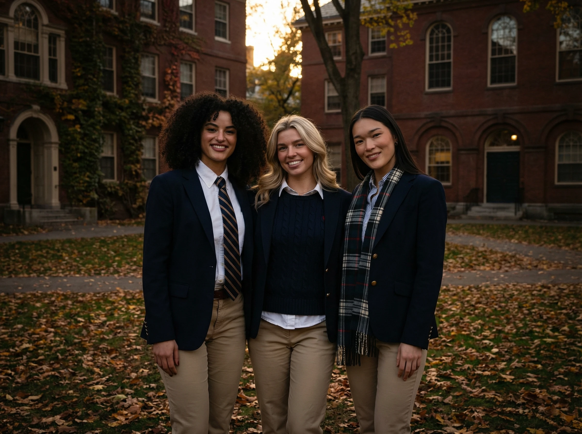 Old New England — Soft Prep Portrait Pack AI photo booth theme