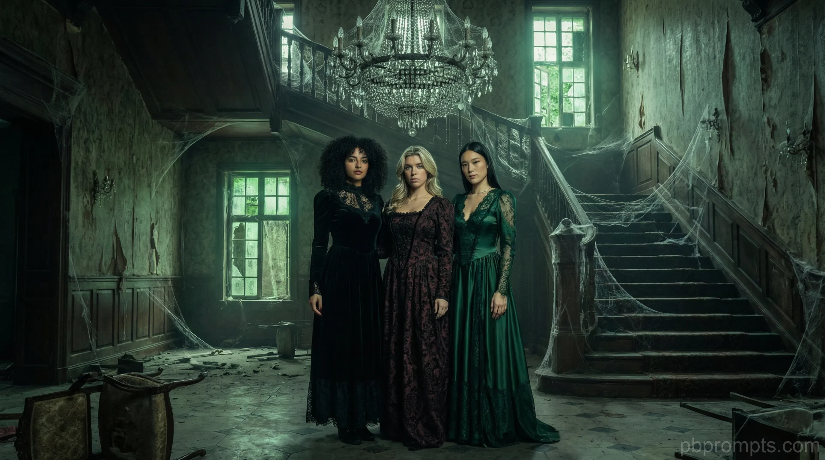 Paranormal Activity AI photo booth theme