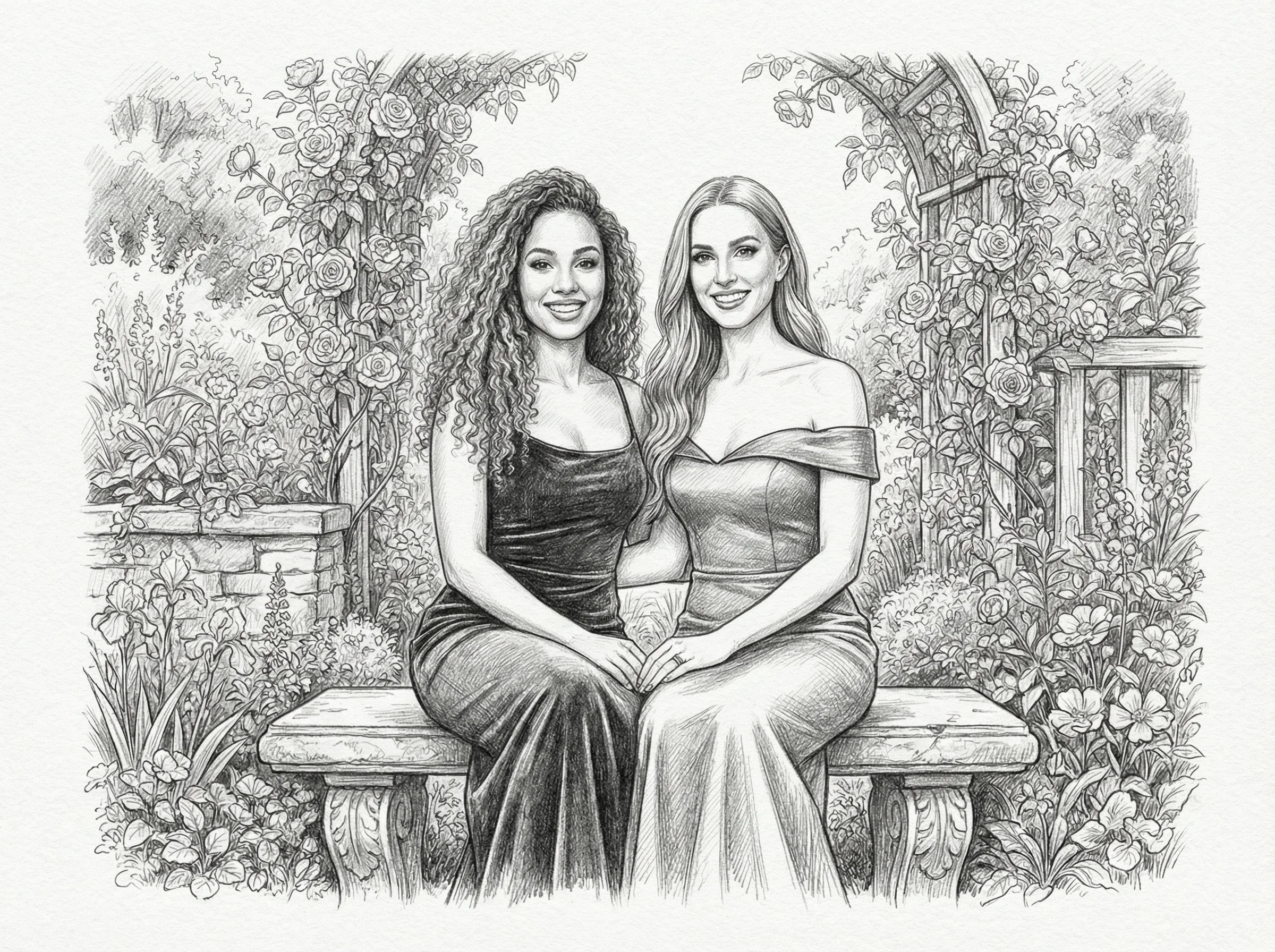 Wedding Couple Sketch