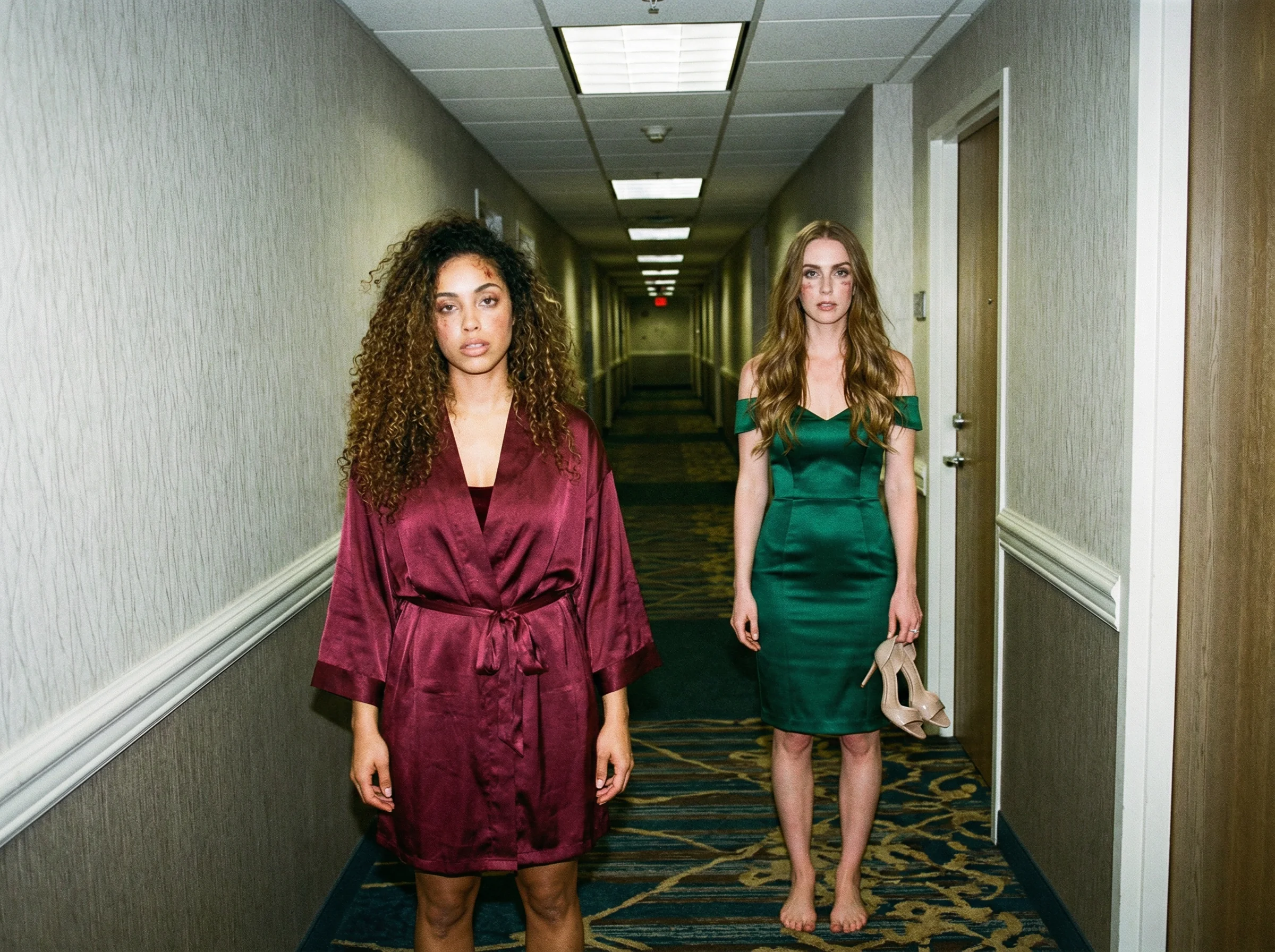 SCENE 4 — HOTEL CORRIDOR AFTER HOURS