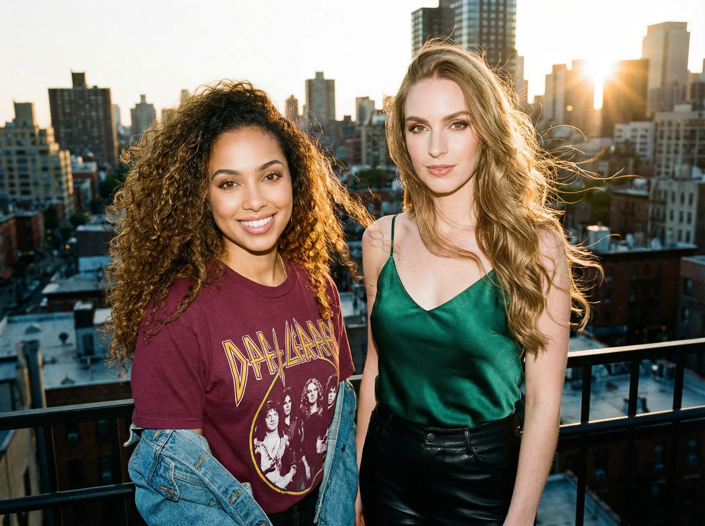 SCENE 5 — ROOFTOP AT GOLDEN HOUR FLASH