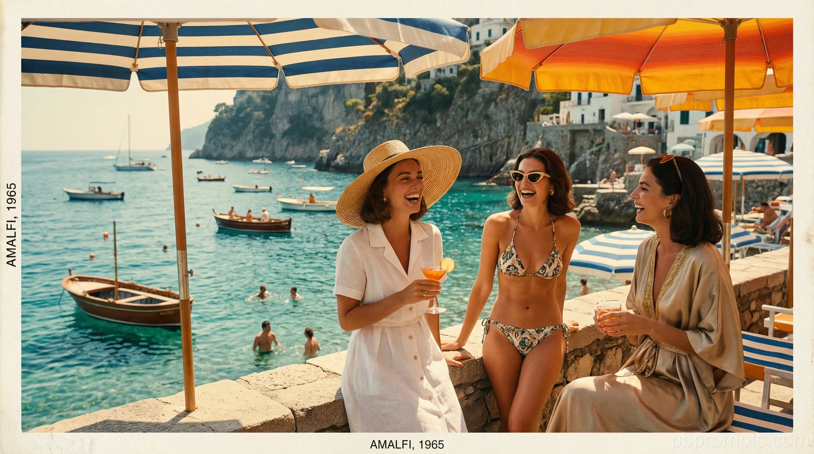 Vintage Riviera Luxury AI photo booth theme